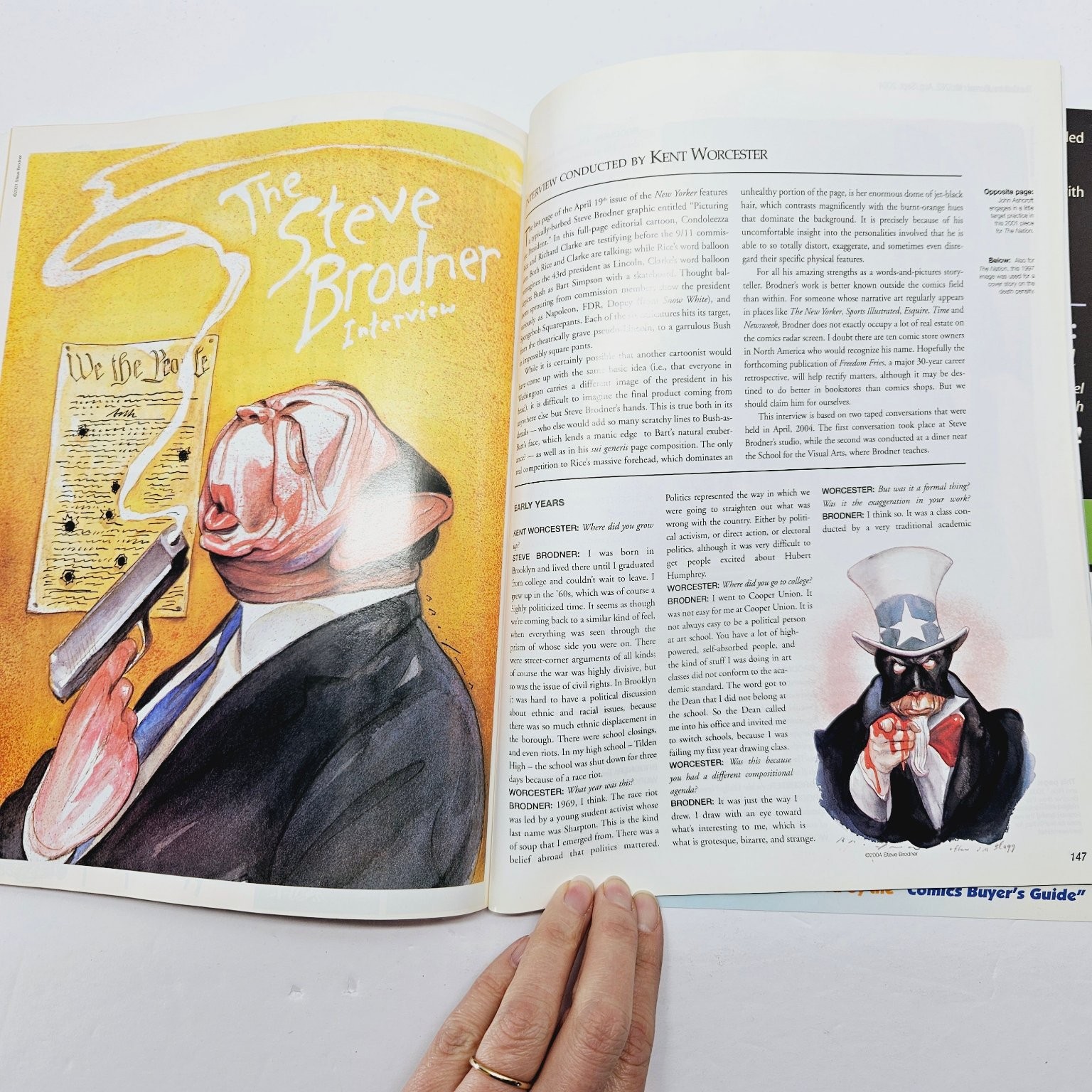 The Comics Journal Issue 262 Aug/Sept 2004 Alex Toth Focus Fantagraphics