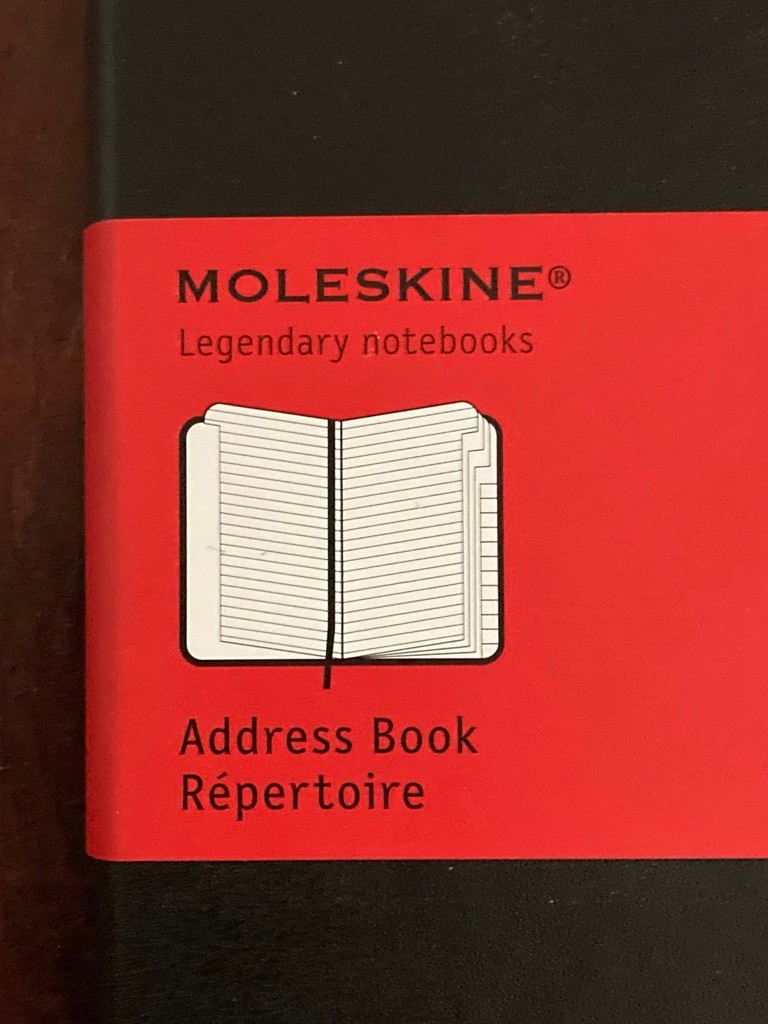 Moleskine Classic Desk Pro Address Book Large Black Hard Cover 5″ x 8.25″