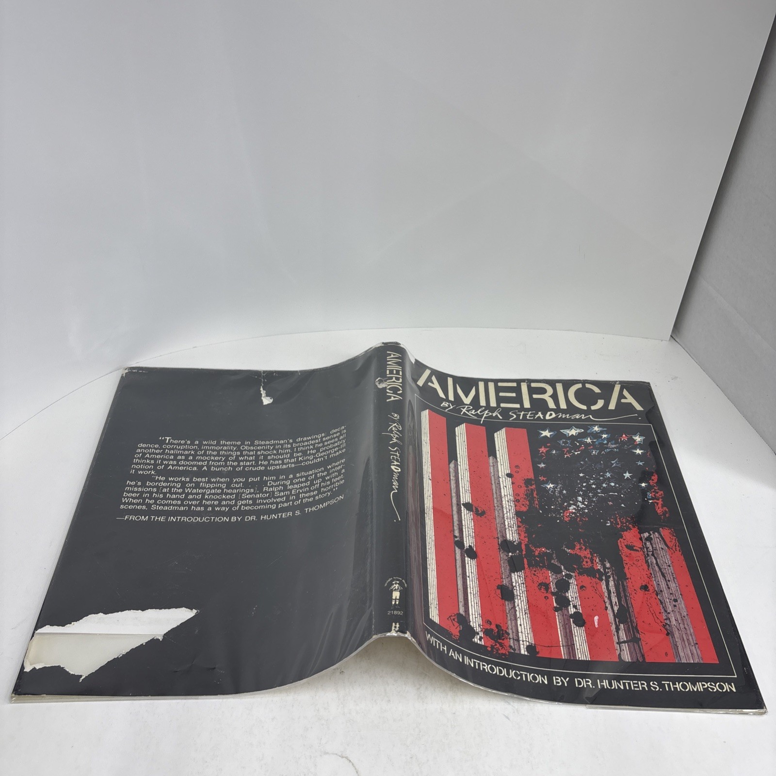 AMERICA by Ralph Steadman First Ed. Hardcover 1974 – Intro by Hunter S. Thompson