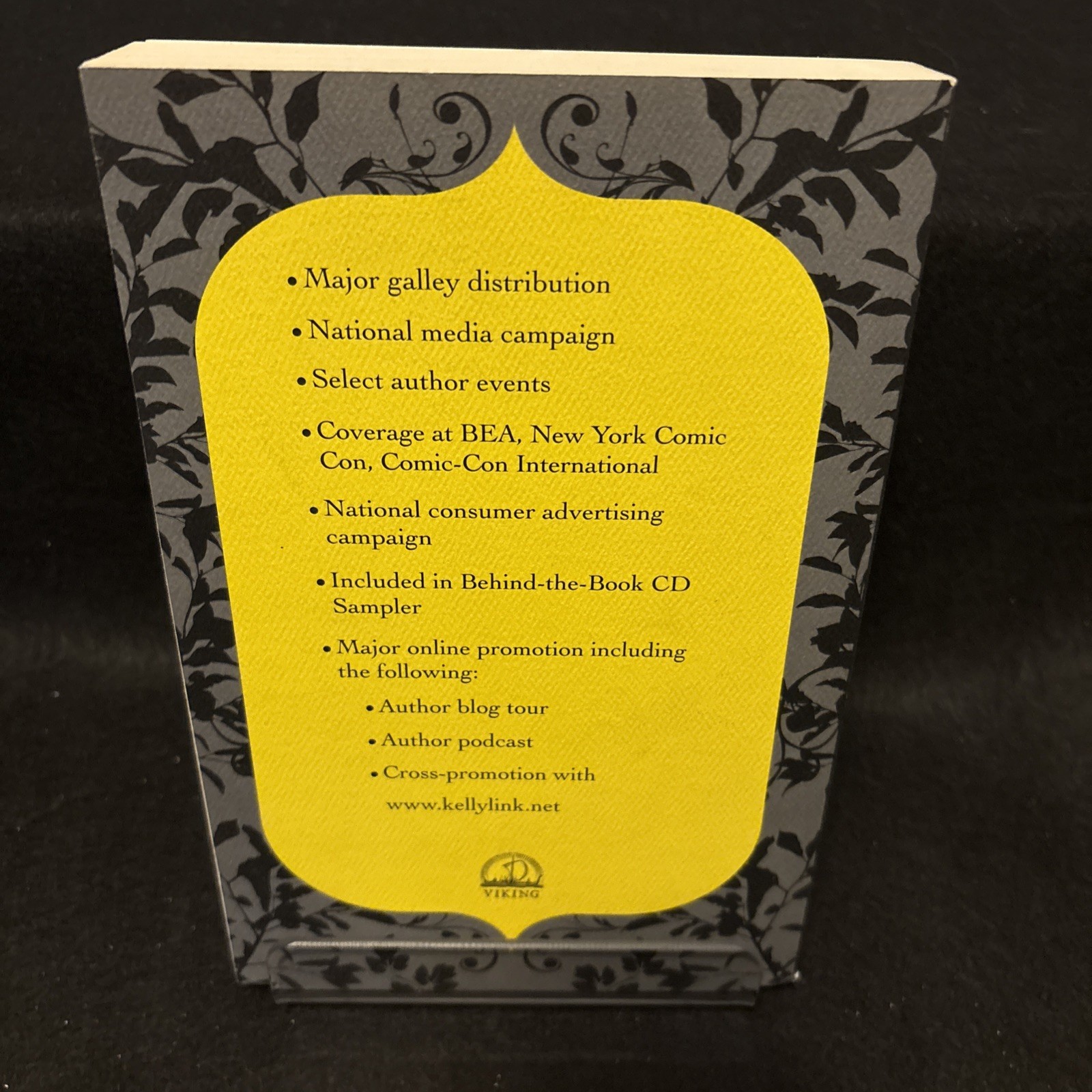 PRETTY MONSTERS: STORIES By Kelly Link advanced reader with letter