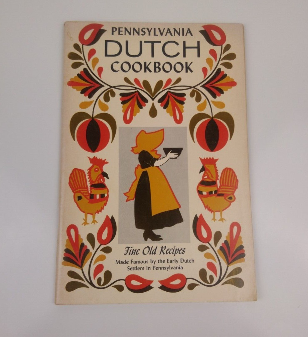 VTG 1961 Pennsylvania Dutch Cookbook New Holland PA Amish Recipes