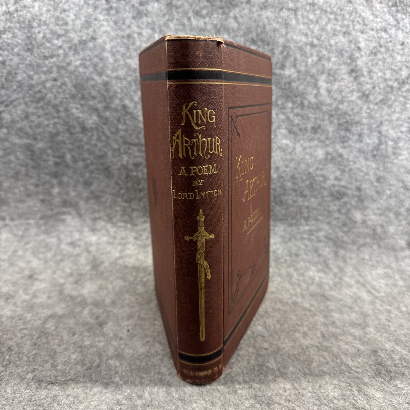 King Arthur. A Poem Revised Edition by Edward Bulwer, Lord Lytton READ!!