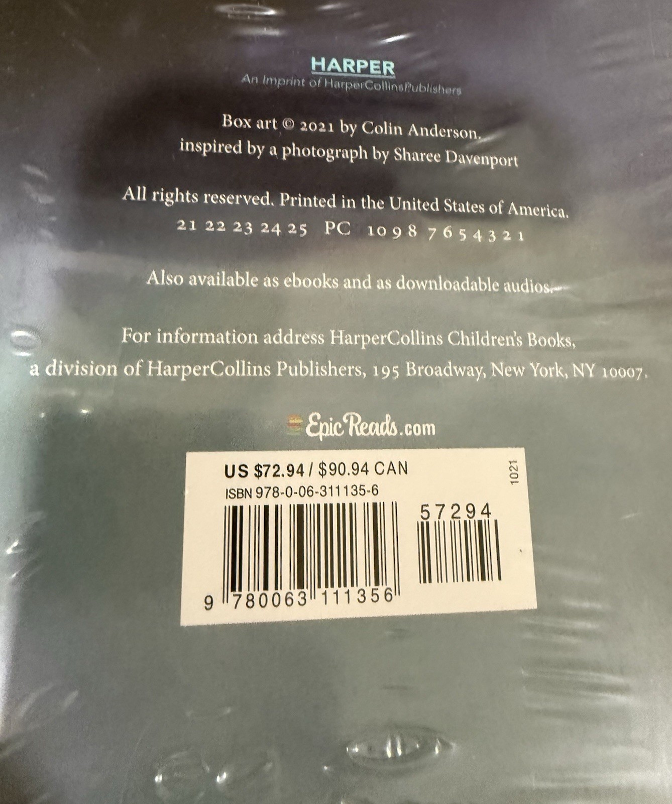 HarperCollins Shatter Me Series 6-Book Box Set by Tahereh Mafi, YA, 2021