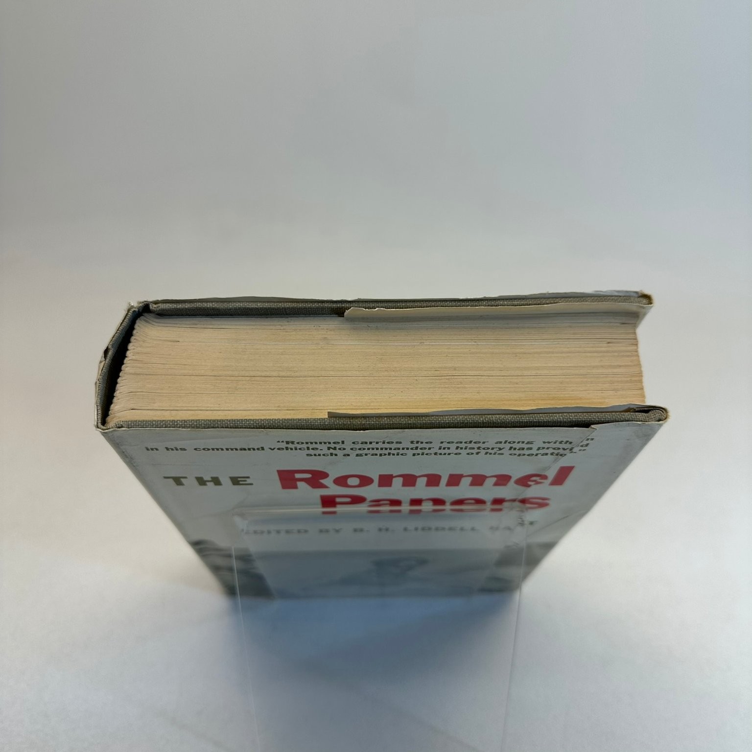 The Rommel Papers Liddell Hart 1953 WWII Military History Harcourt Brace