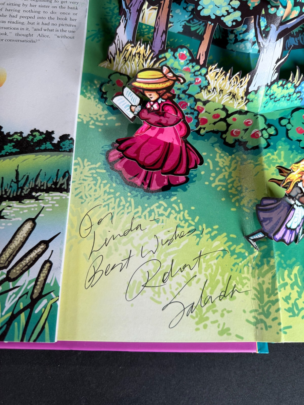 Alice’s Adventures in Wonderland SIGNED by Robert Sabuda 1st Edition