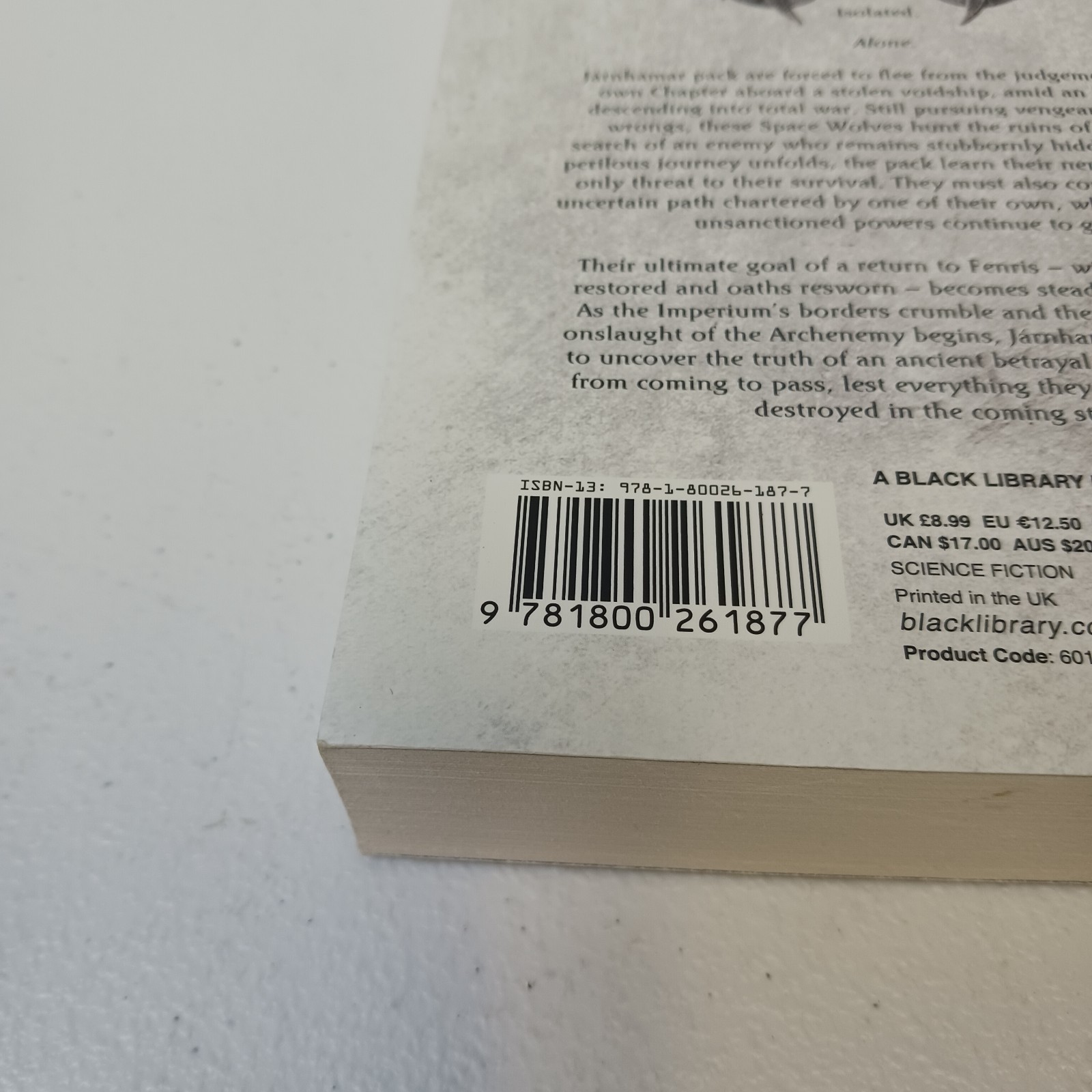 HELWINTER GATE (Warhammer 40K Novel ~ Black Library 2022 SC ~ Chris Wraight)
