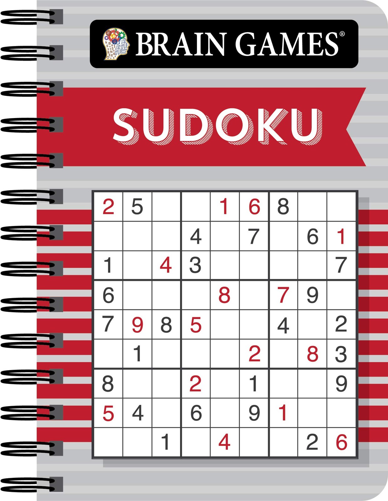 Brain Games – To Go – Sudoku (Red) red