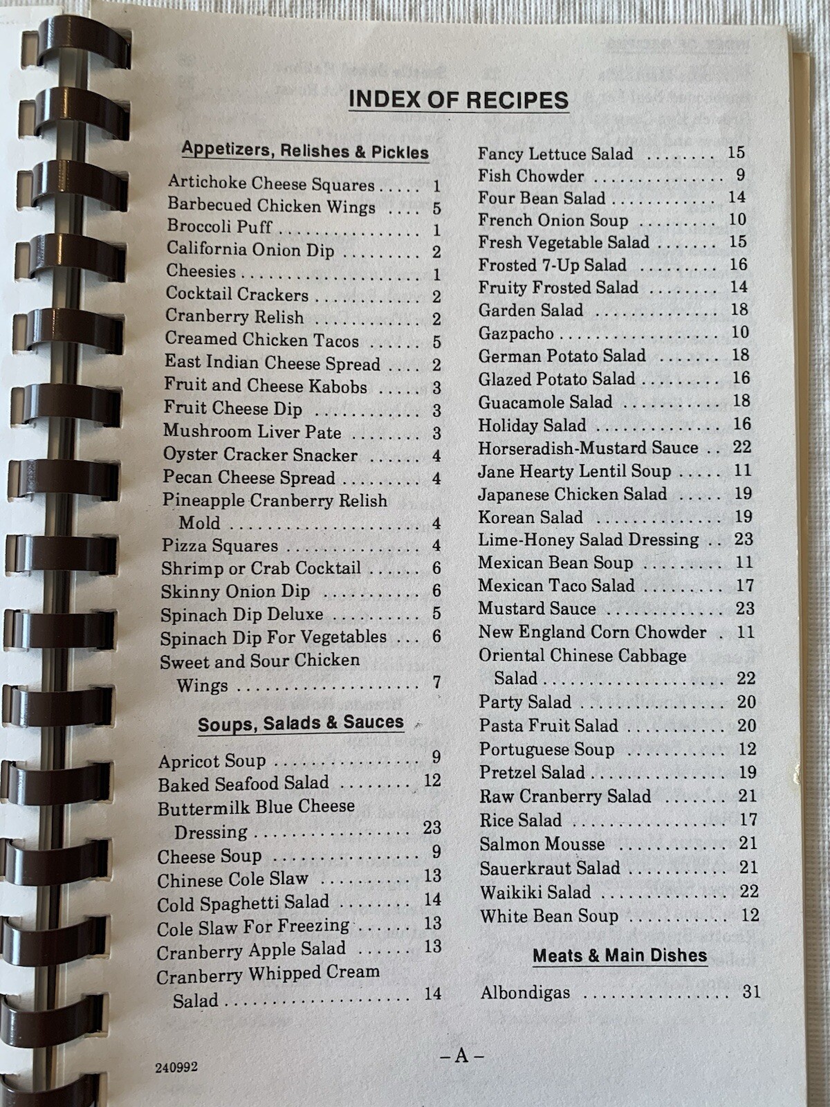 Cherished recipes Cook Book by the Mission-Aires San Diego CA. 1991?