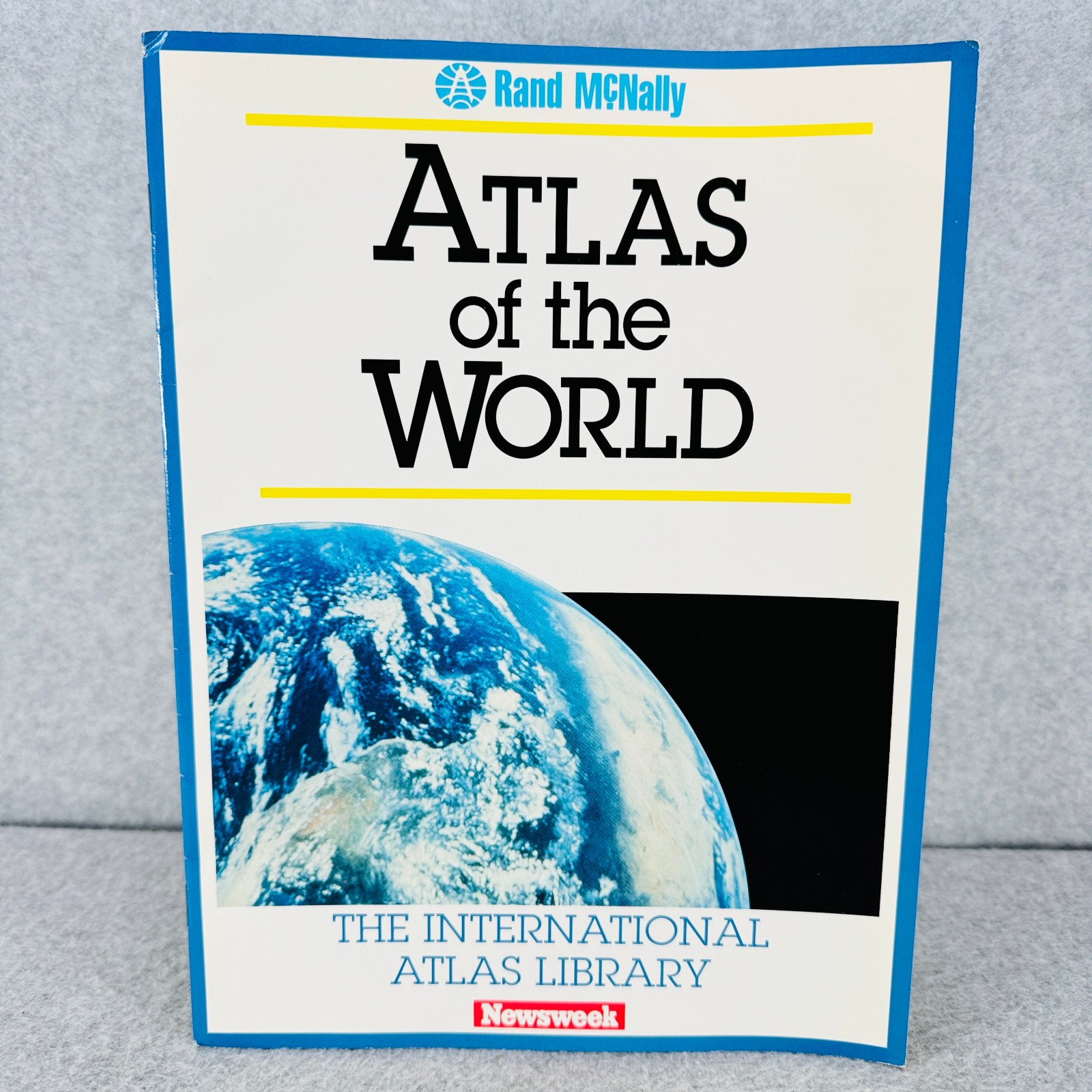 Rand McNally Atlas of North America & Atlas of the World 1993 Geography Maps