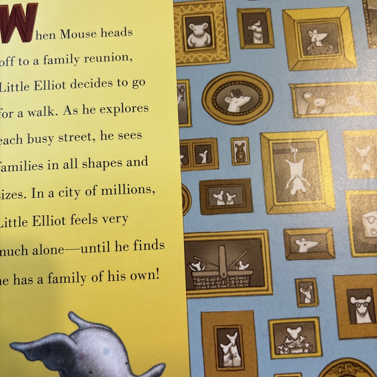 Little Elliot, Big Family by Mike Curato (1st Edition)