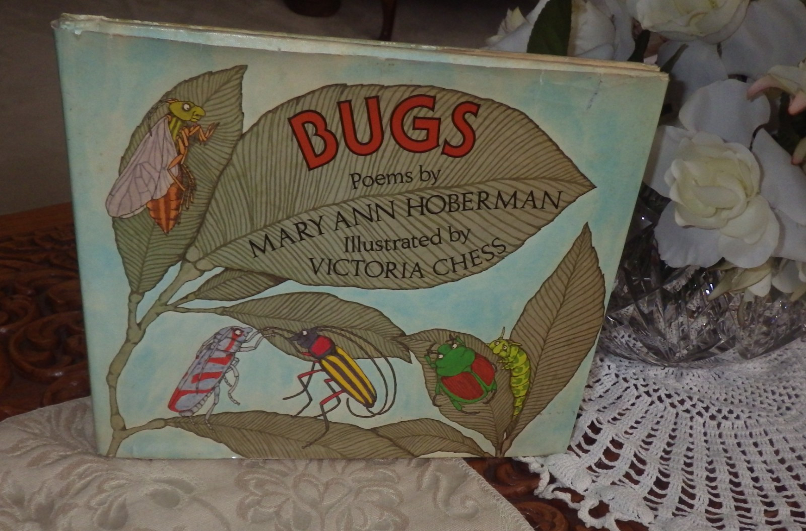 Bugs : Poems By Mary Ann Hoberman 1976 HC 1st ED in Dust Jacket RARE SIGNED!