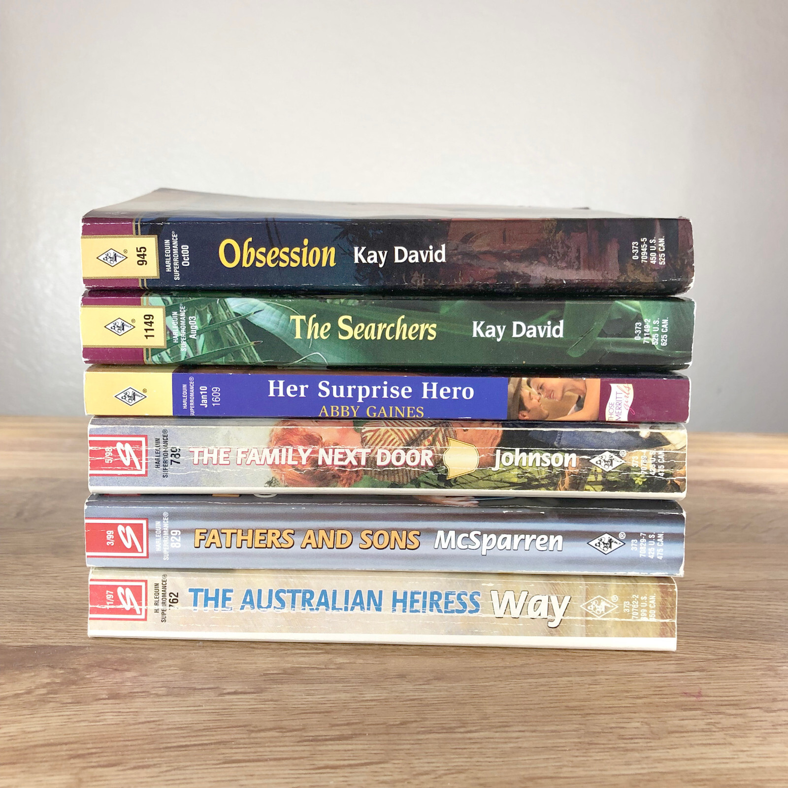 Harlequin Superromance Paperback Romance Books 6 Multiple Authors 1990s 2000s