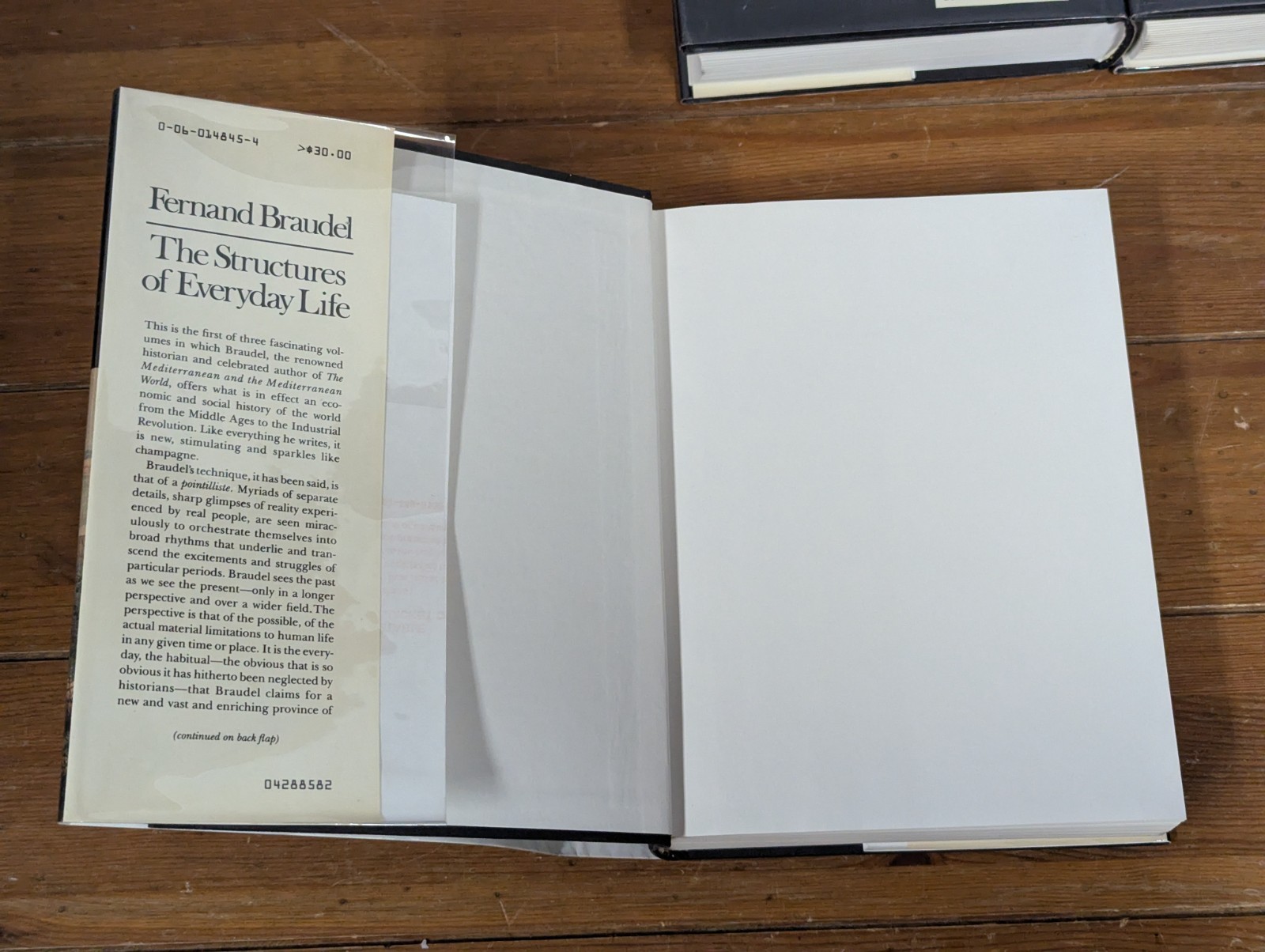 Fernand Braudel Civilization & Capitalism 15th – 18th Century 1979 HCDJ 1st/1st