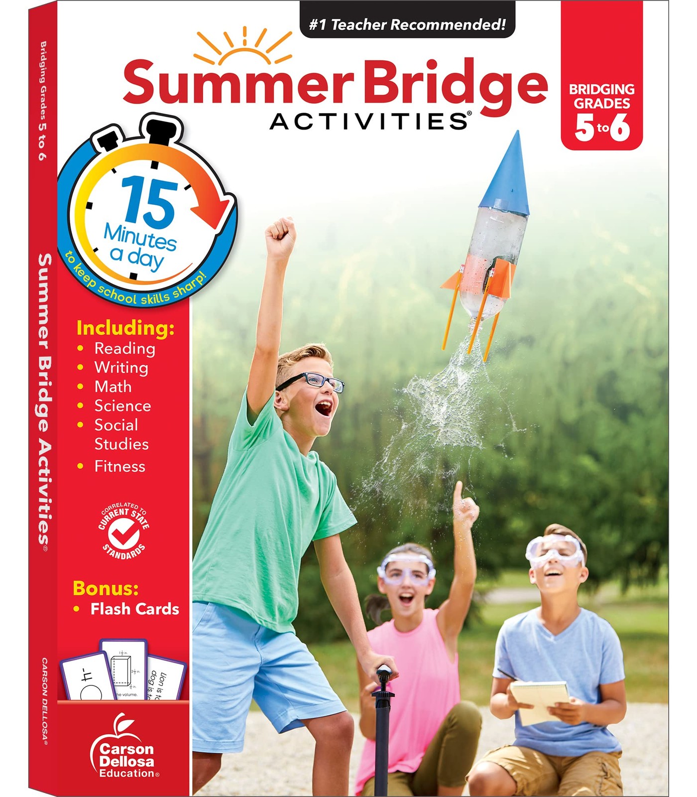Summer Bridge Activities 5th to 6th Grade Workbooks All Subjects, Middle Sch…