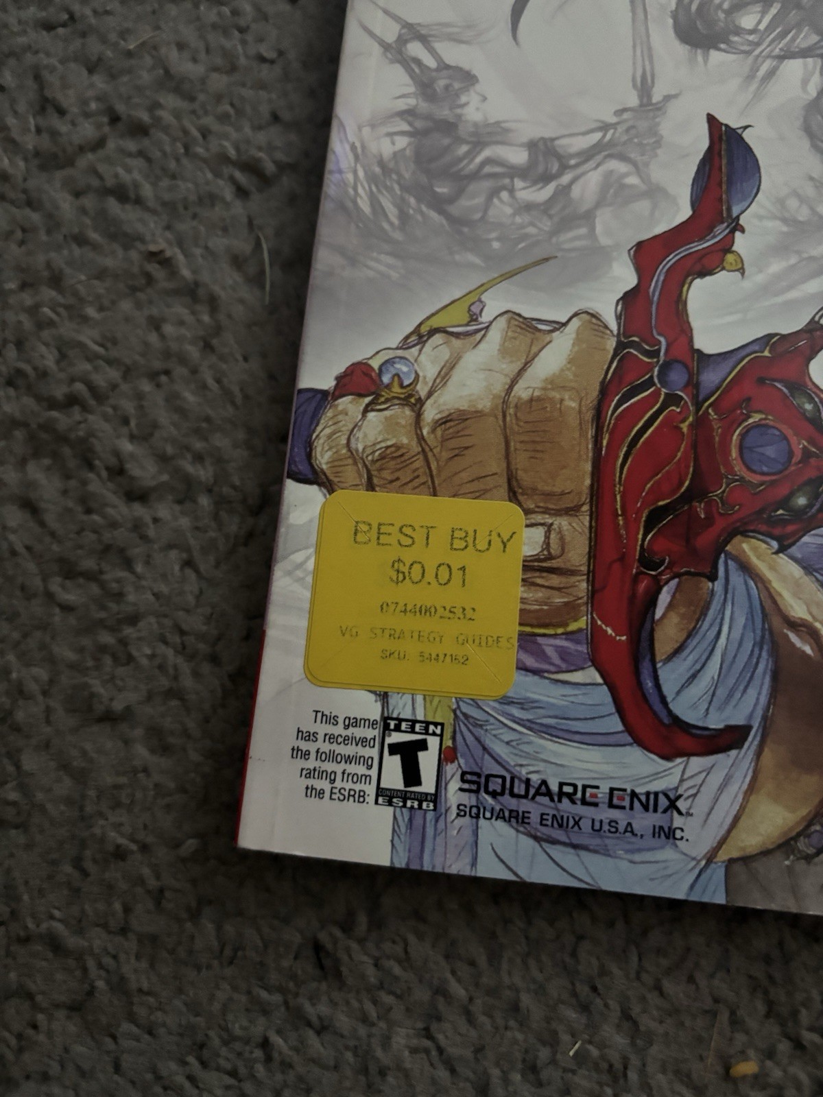 Final Fantasy Origins Bradygames Official Strategy Guide 2003 Playstation