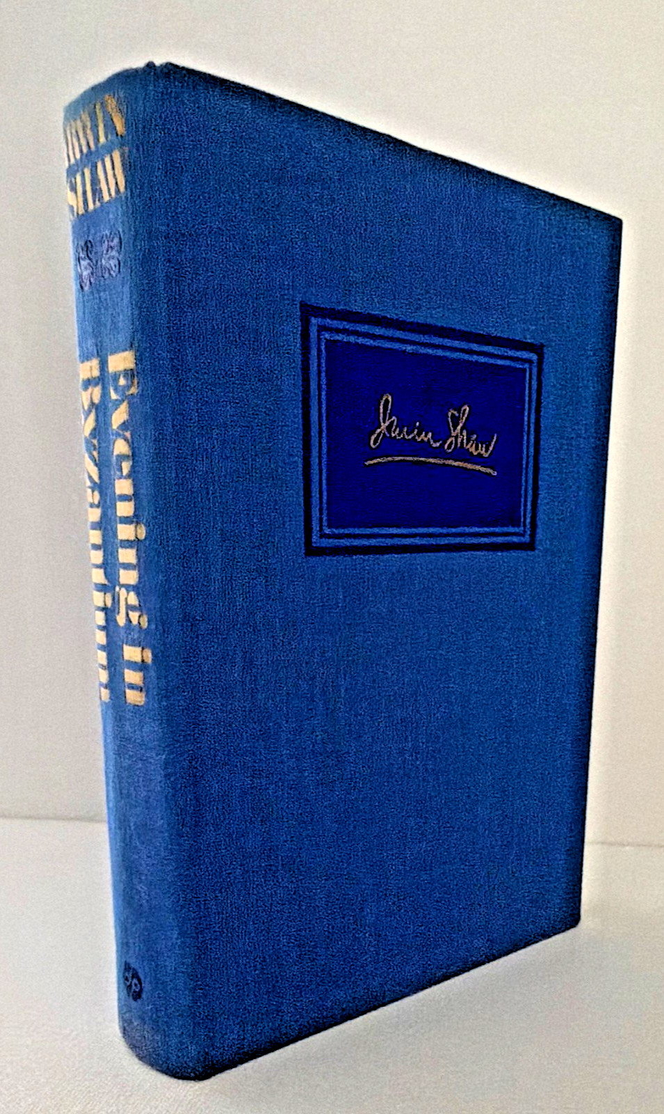 Irwin Shaw – Evening in Byzantium HC (Delacorte Press, 1973) DJ 1st Print