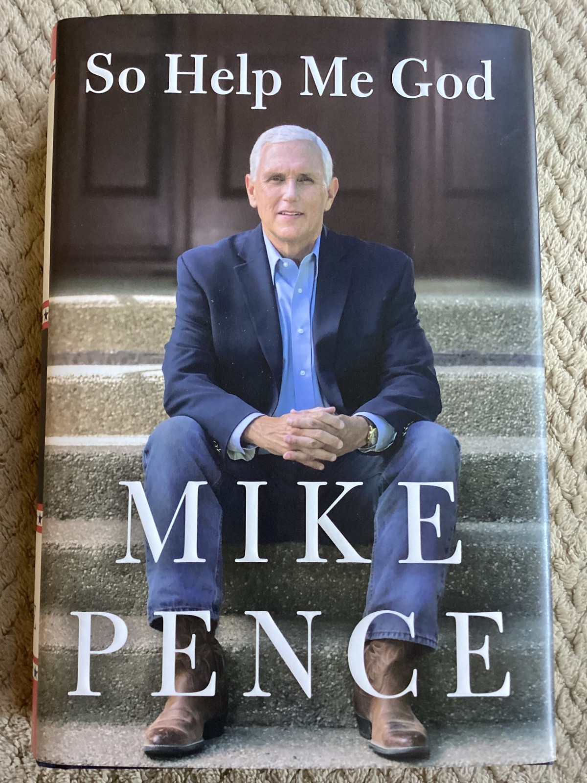 *Signed* So Help Me God by Mike Pence (2022, Hardcover) VP US Politics