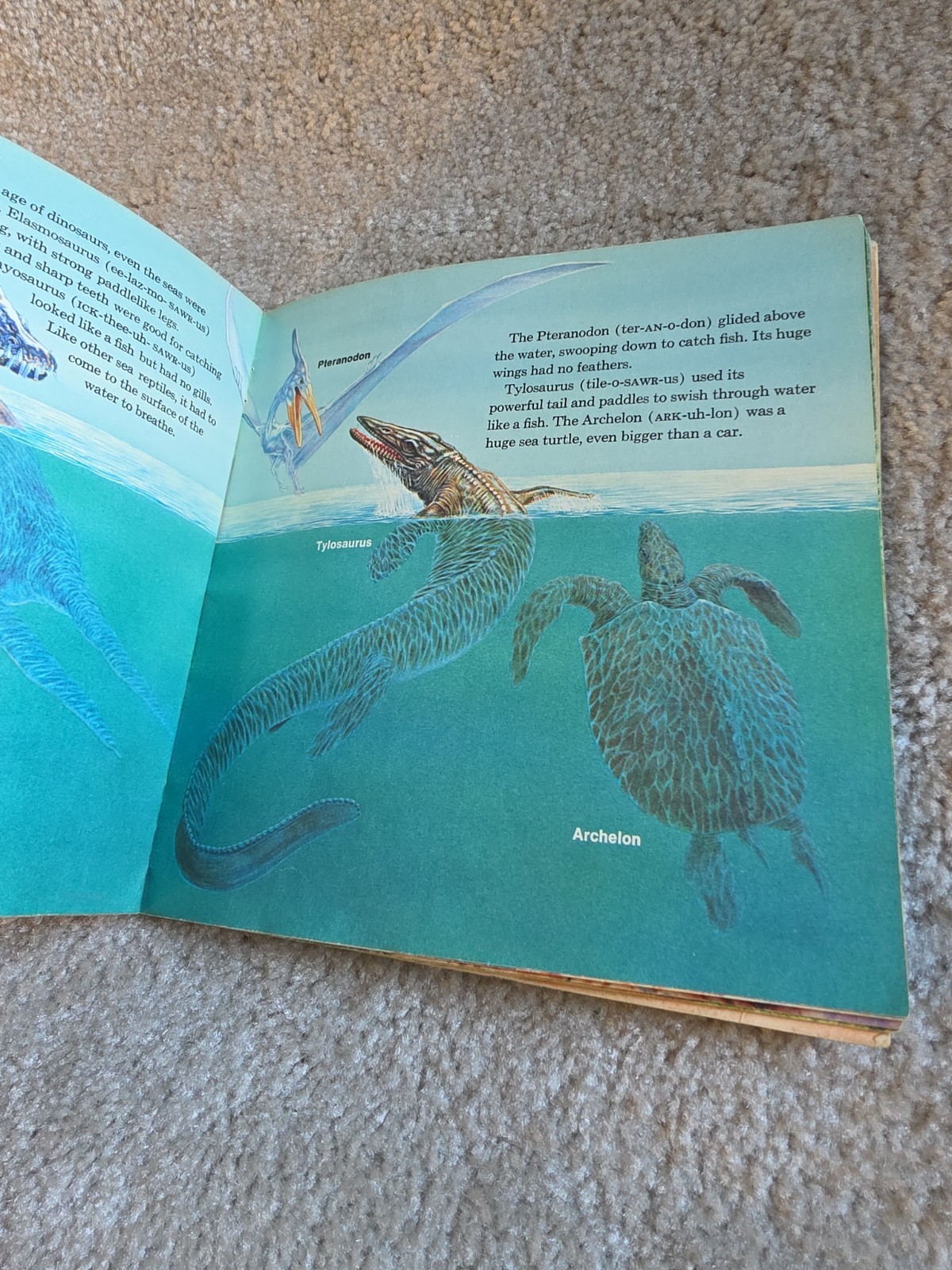 Random House Dinosaurs Book Kids Multi Vintage 1977 Peter Zallinger