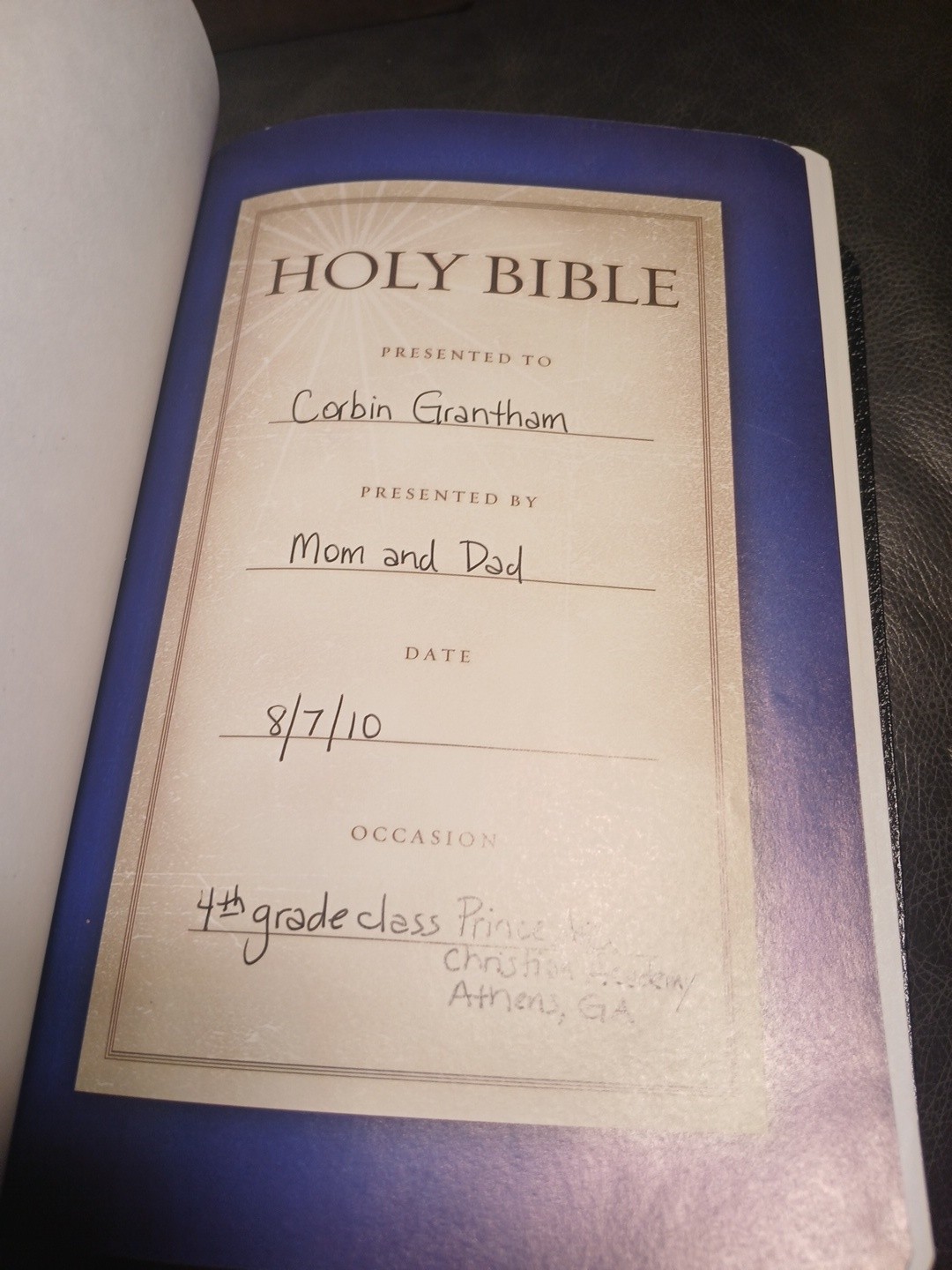 NKJV Giant Print Edition Bible Black Bonded Leather 9781404182578 Thomas Nelson