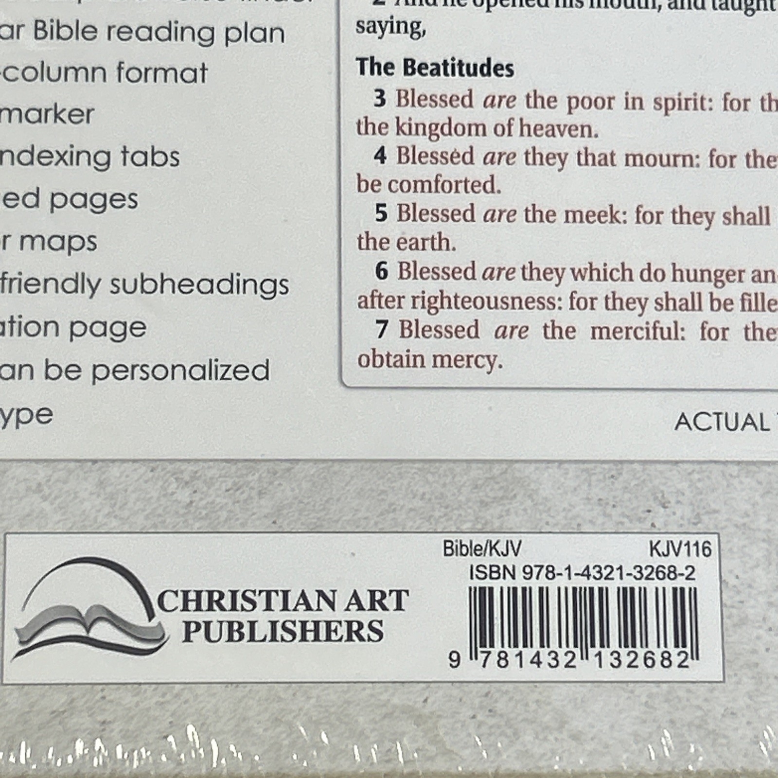 Purple KJV Gift Edition Bible Purple (Leather / Fine Binding) New