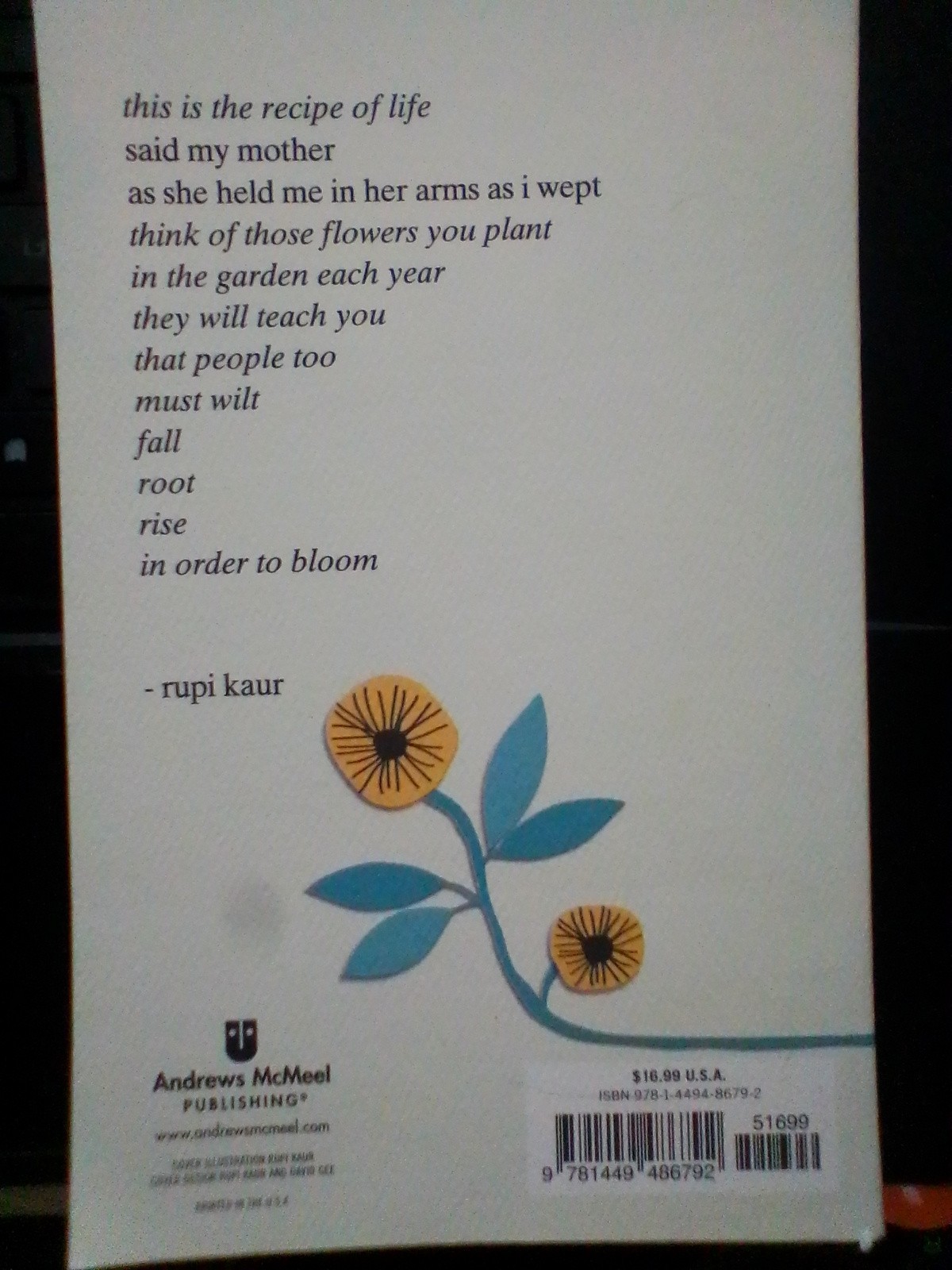 Sun and Her Flowers by Rupi Kaur (2019, Paperback)