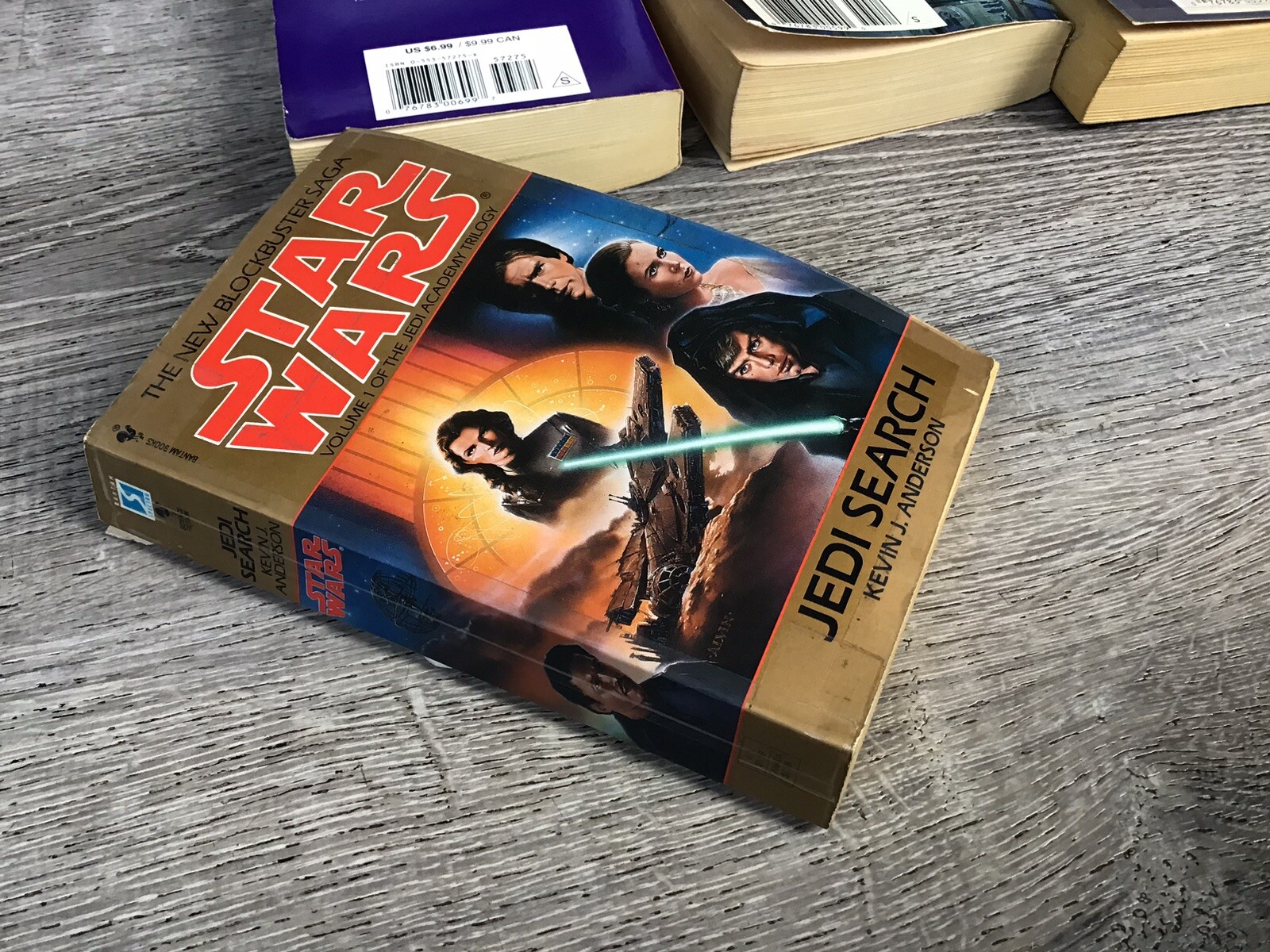 Star Wars Book Lot of 6 – I Jedi, The New Rebellion, Jedi Search Softcover Books