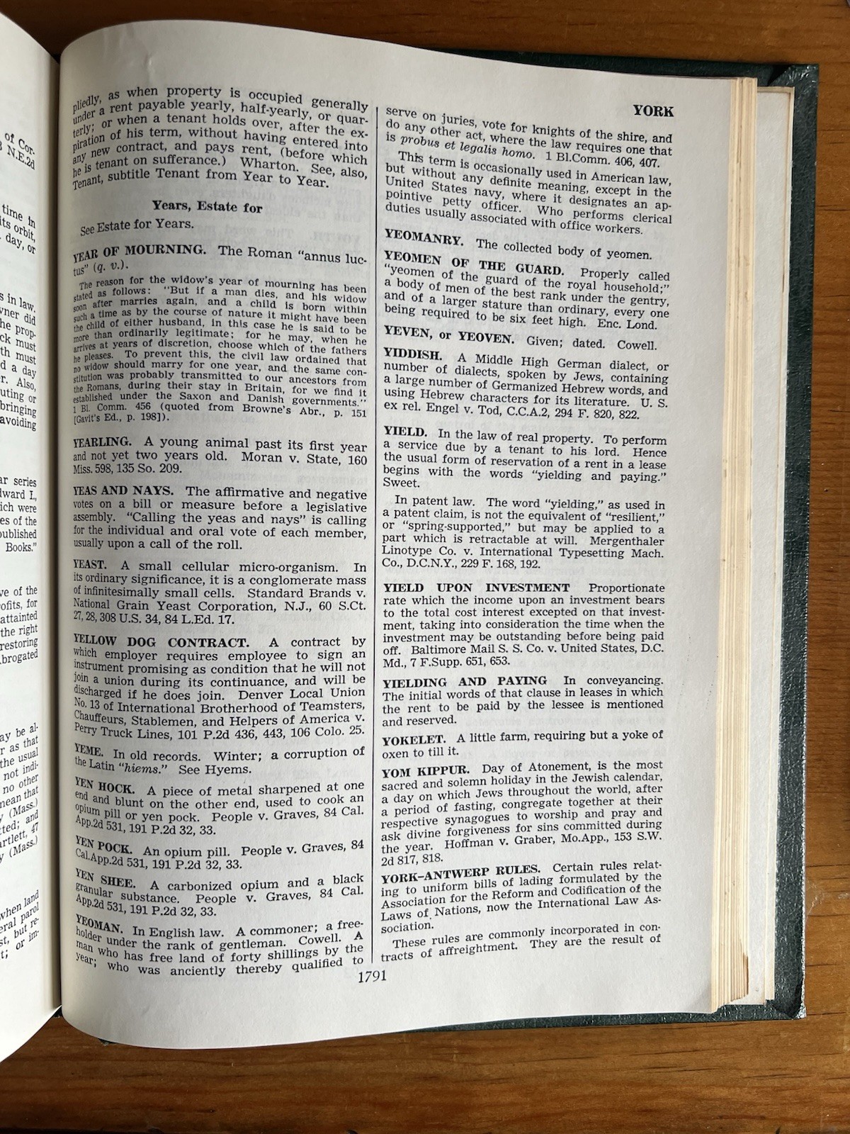 Revised 4th Ed – BLACK’S LAW DICTIONARY: Henry Campbell Black, West Pub., 1968