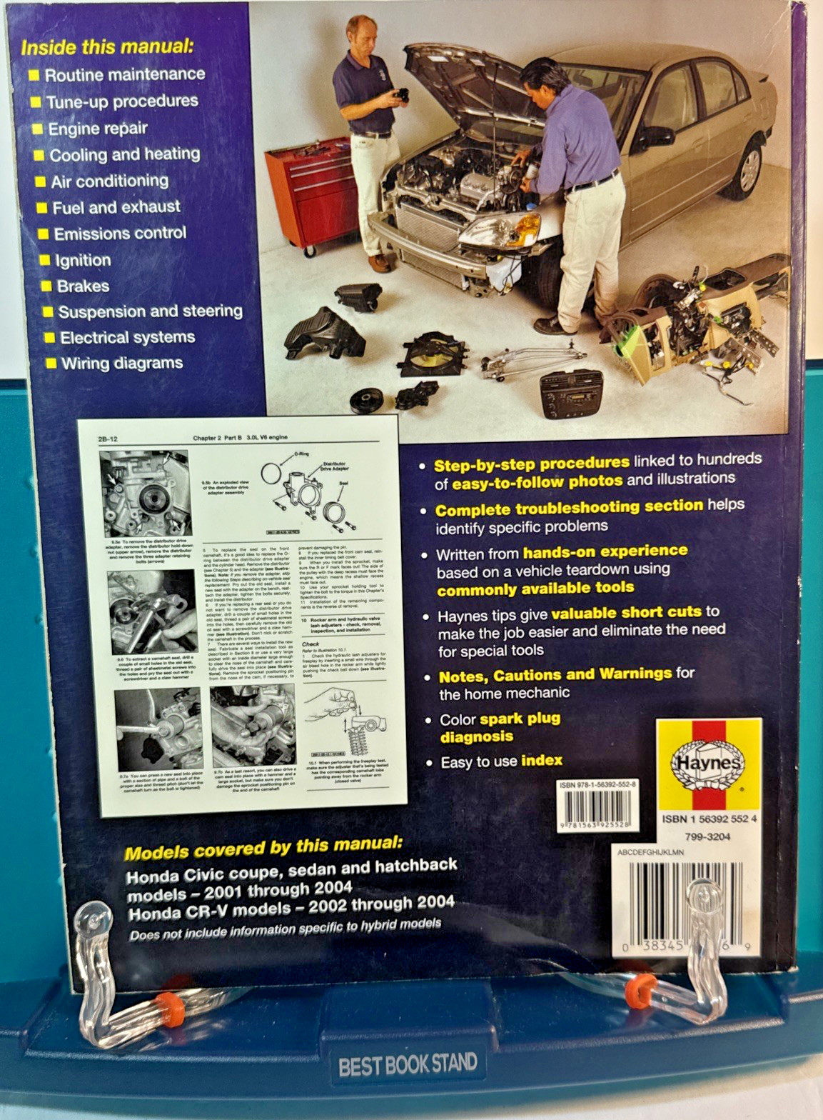 Honda Civic 2001-2004 & CR-V 2002-2004 (Hayne’s Automotive Repair Manual) #42026
