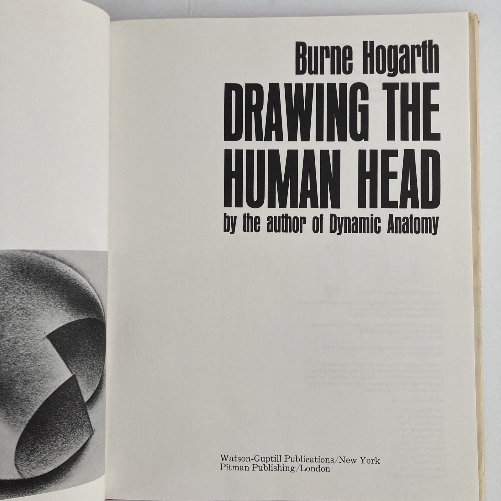 Drawing Book Lot: Head & Figure, Anatomy, The Human Head, Burne Hogarth, VG Cond