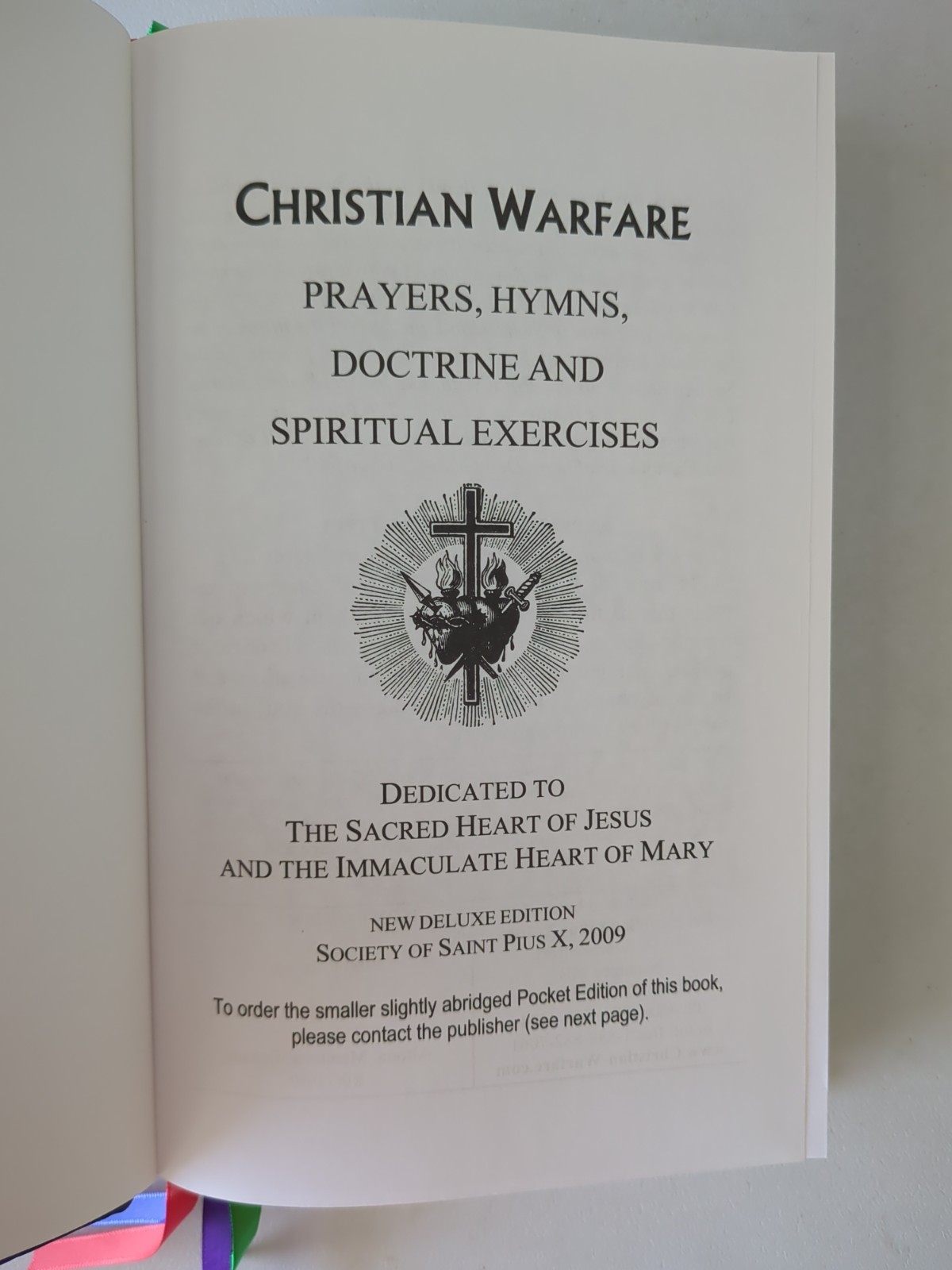 Christian Warfare 2009 Deluxe Edition Hardcover AMDG