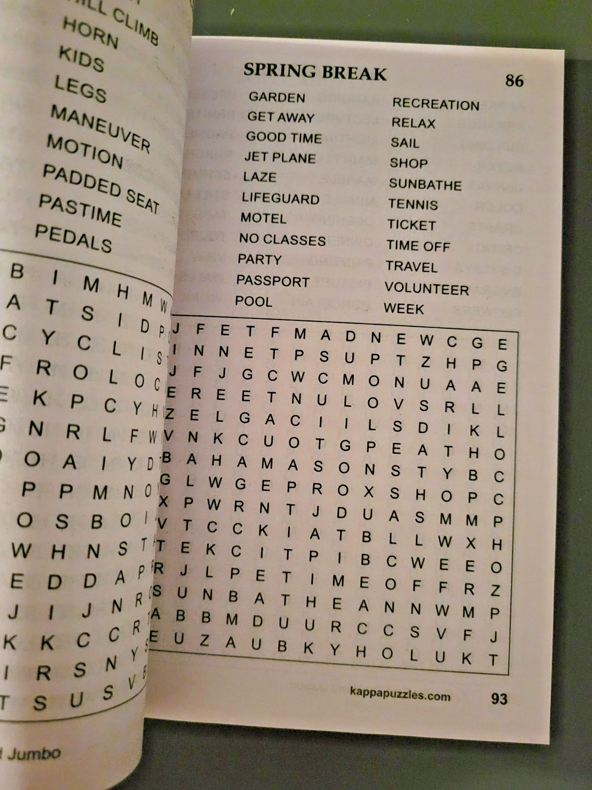 Lot of 3 Find-the-Word Puzzle Books by Kappa – 2 Special & Jumbo 390+ Challenges