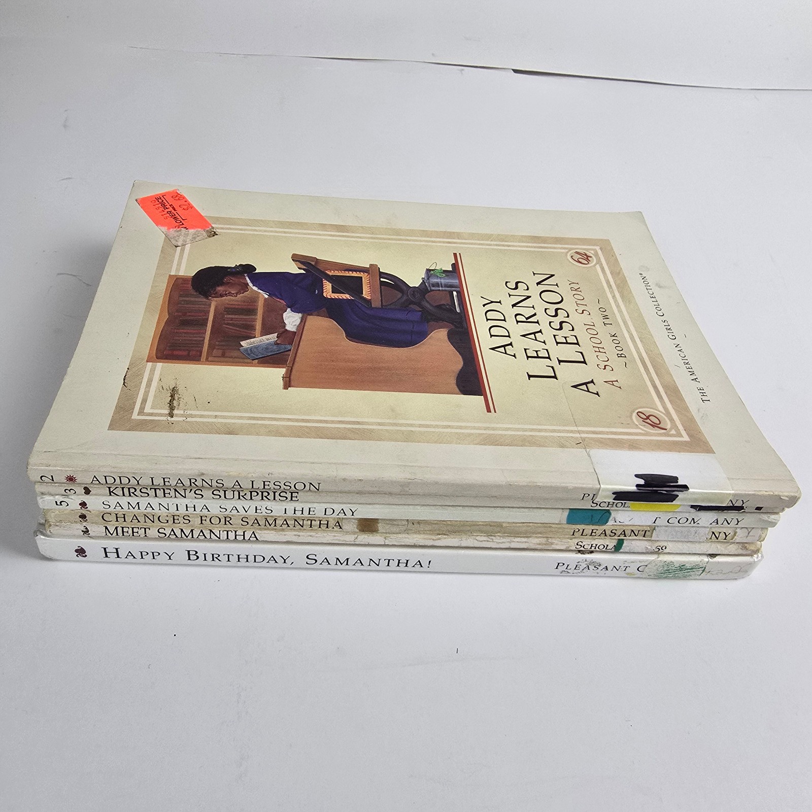 American Girl Books Pleasant Company Lot of 6 Samantha Kirsten Addy 1 HC 5 PB