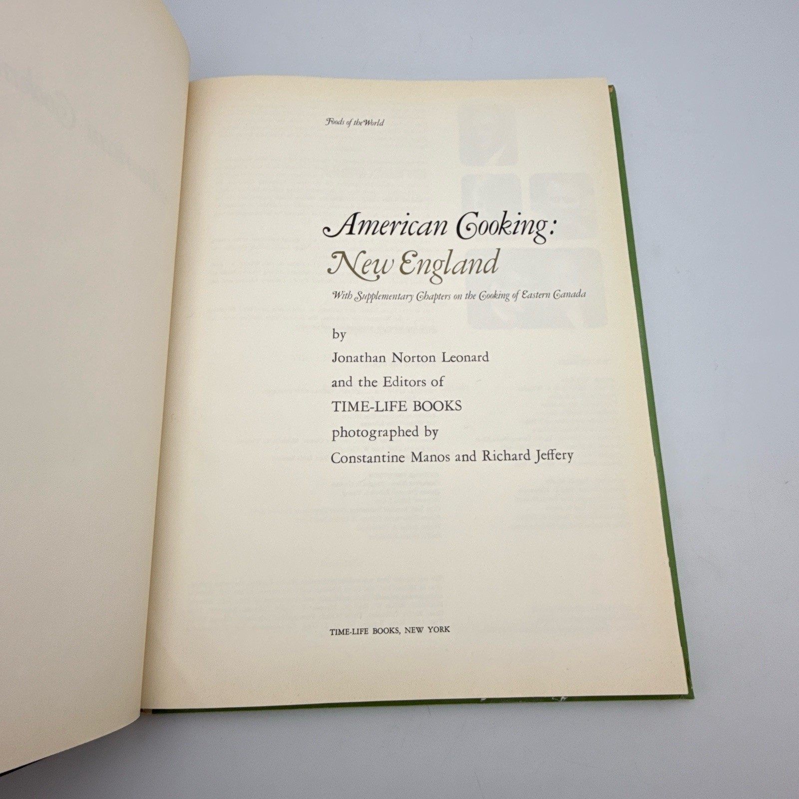 Time Life Books Foods of the World: Pacific and Southeast Asian Cooking 1970