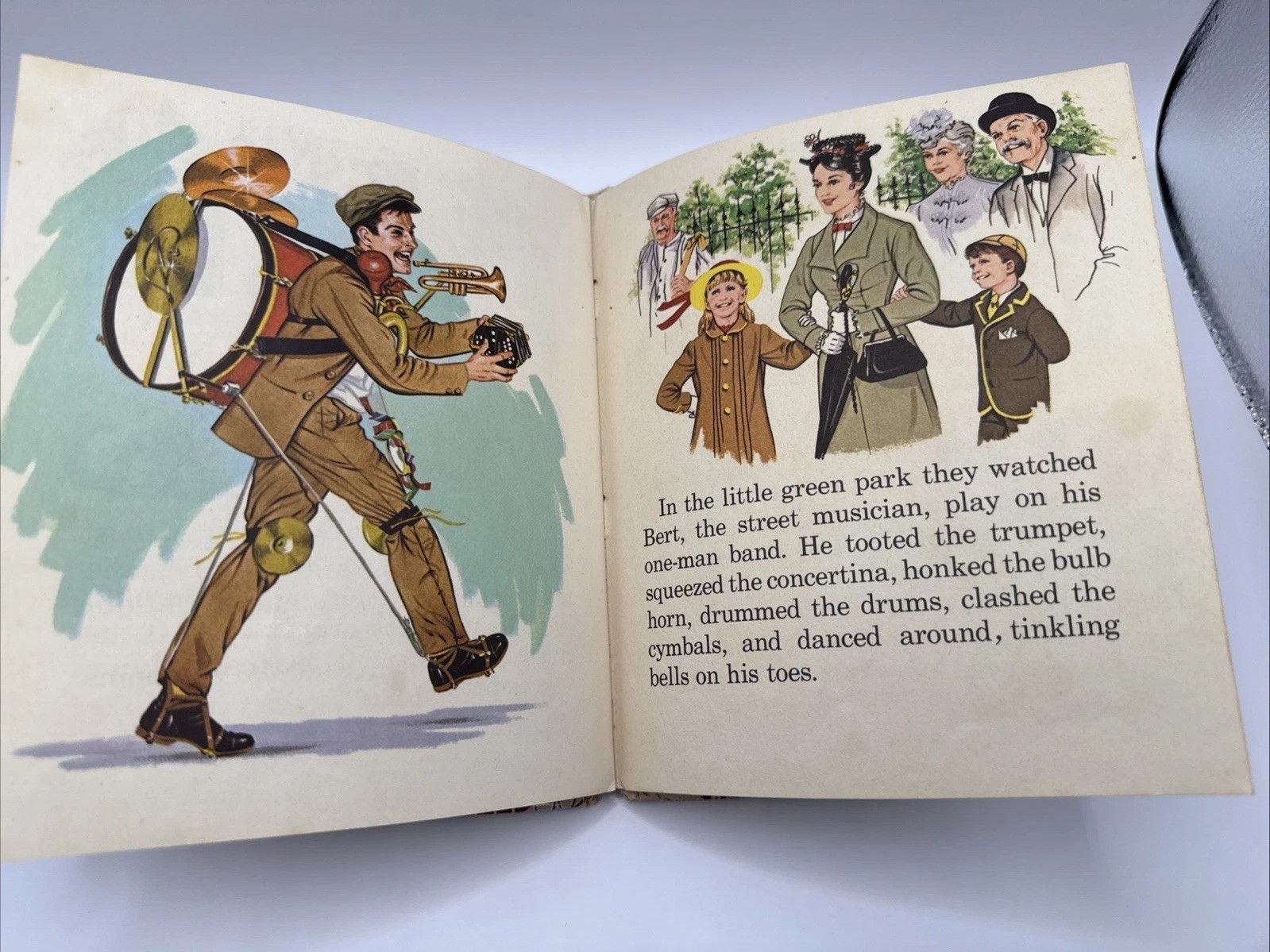Vtg 1964 Mary Poppins Whitman Top Tales Hardcover Book Walt Disney Authorized