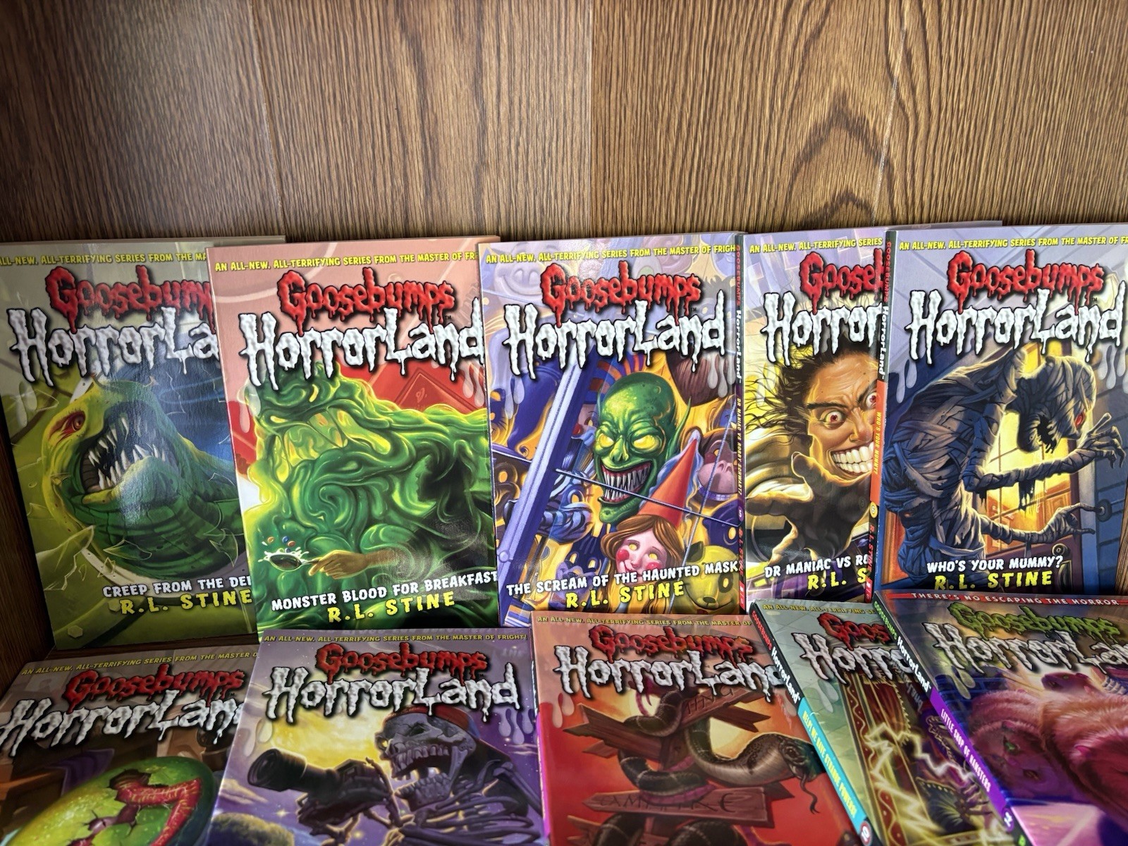 R.L. Stine Goosebumps & Just Beyond Paperback Book Lot Scholastic Ages 9-12
