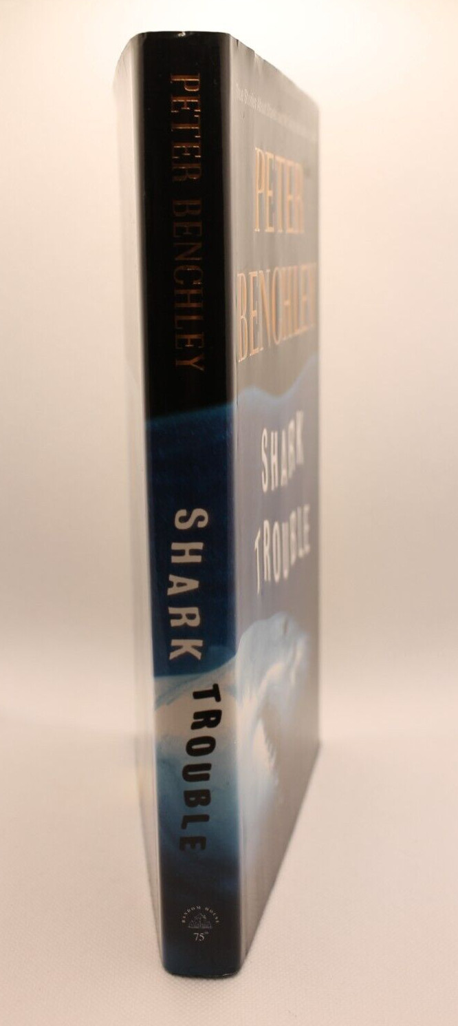 Shark Trouble by Peter Benchley Hardcover 2002 Attacks Great White Tiger Bull