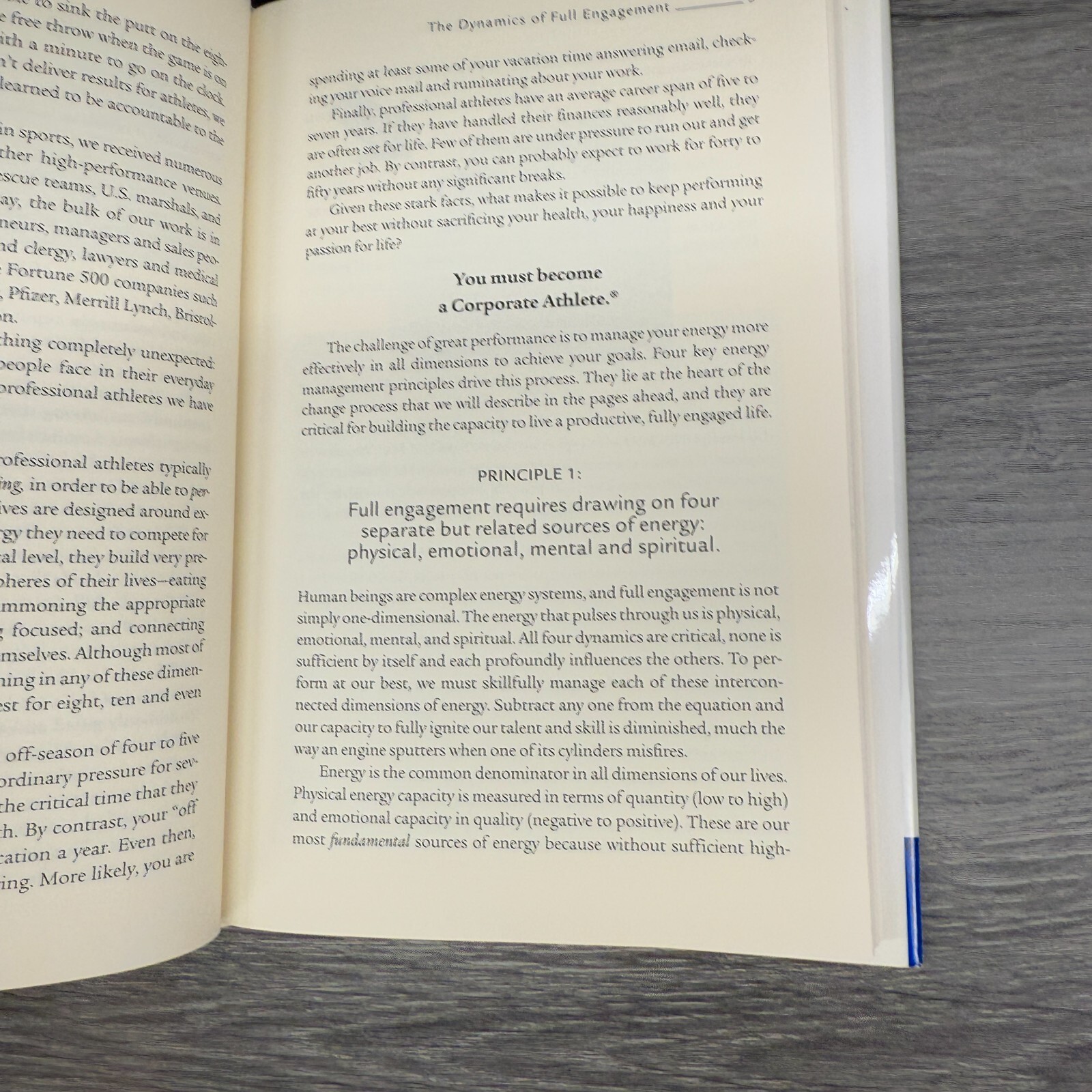 The Power of Full Engagement Jim Loehr & Tony Schwartz Managing Energy Book 2003