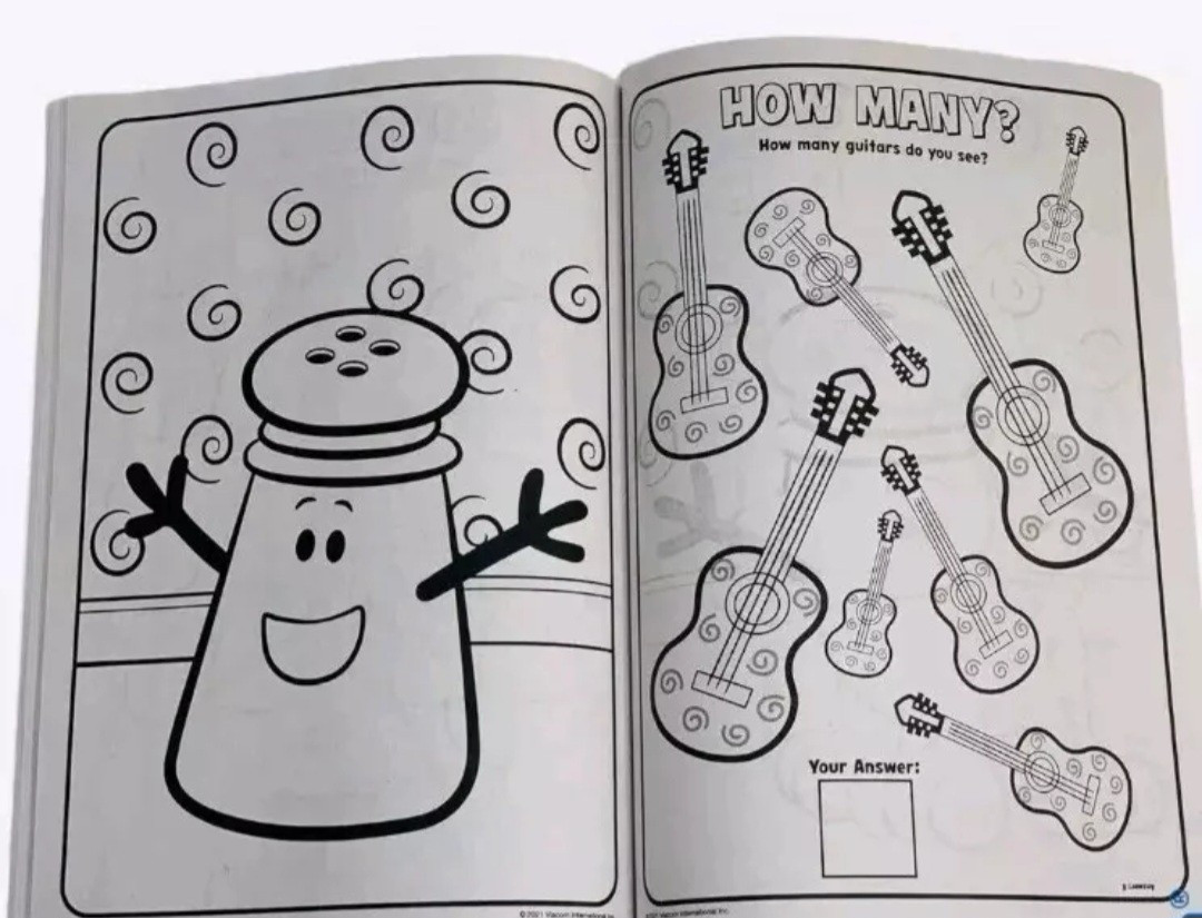 NEW! BLUES CLUES & YOU! COLORING & ACTIVITY BOOKS 💙 Wheres Blue?/Blues Skidoo!