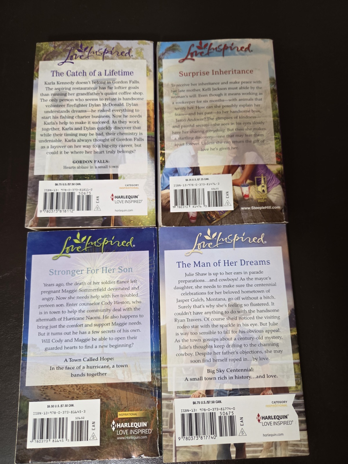 Love Inspired books larger print LOT OF 12 Paperbacks christian romance
