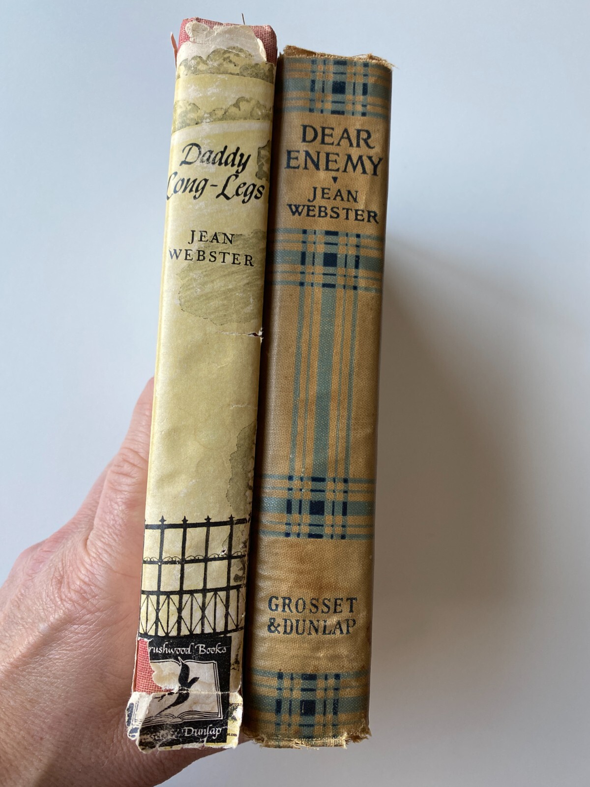JEAN WEBSTER HC LOT 2~Daddy Long-Legs~Dear Enemy~1915~1940~WHOLESOME VINTAGE~