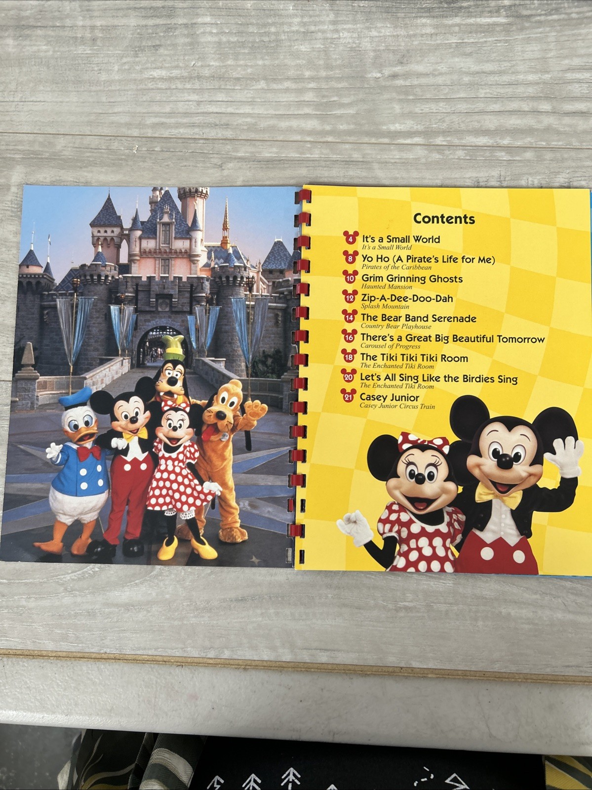 Disney’s Mickey Mouse 1977 50 Happy Years + Theme Park Sing Along A3
