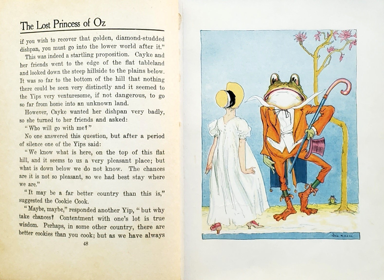 The Lost Princess of Oz Later Edition with 12 Colored Plates