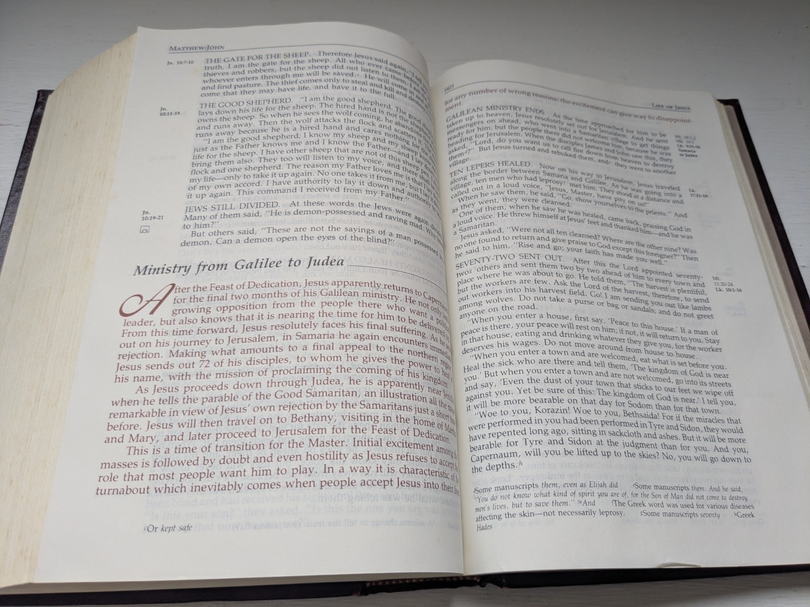 The Narrated Bible In Chronological Order NIV Narration by F. LaGard Smith 1984
