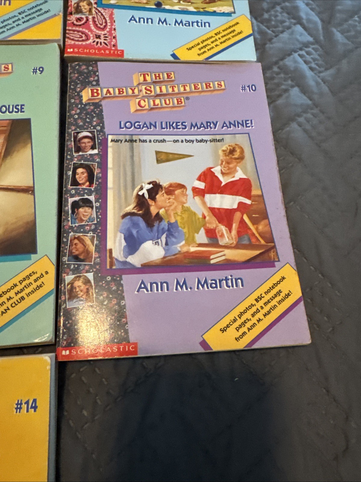 Lot Of 10 The Babysitter’s Club Ann M. Martin Chapter Books 2-6, 8-11 And #14