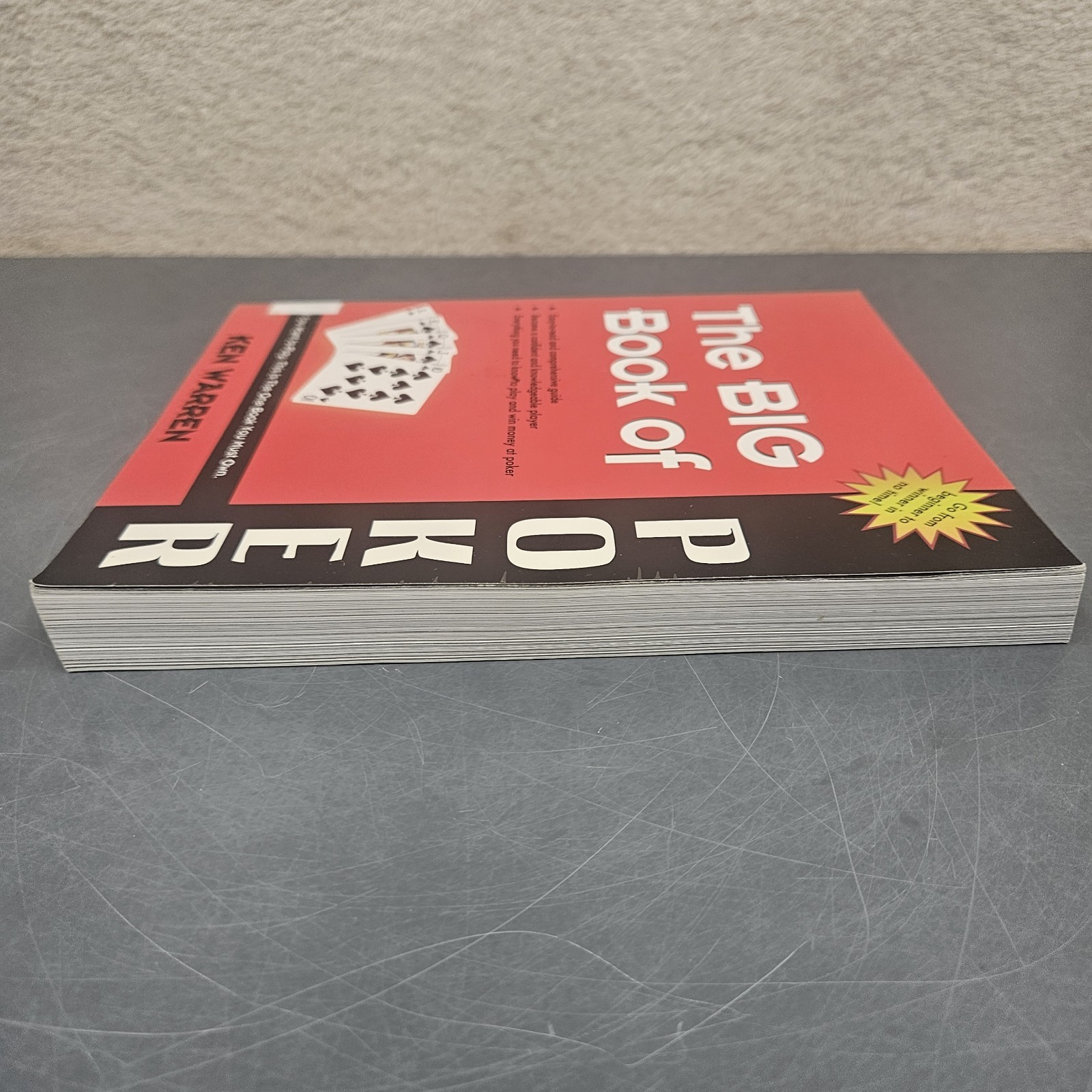 The Big Book Of Poker Ken Warren Tournaments Casino Home Games Internet Guide