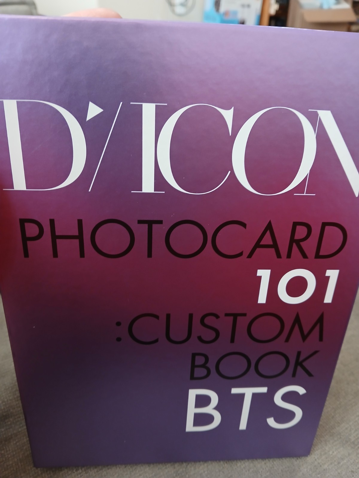 BTS – DICON PHOTOCARD 101 CUSTOM BOOK BEHIND BTS