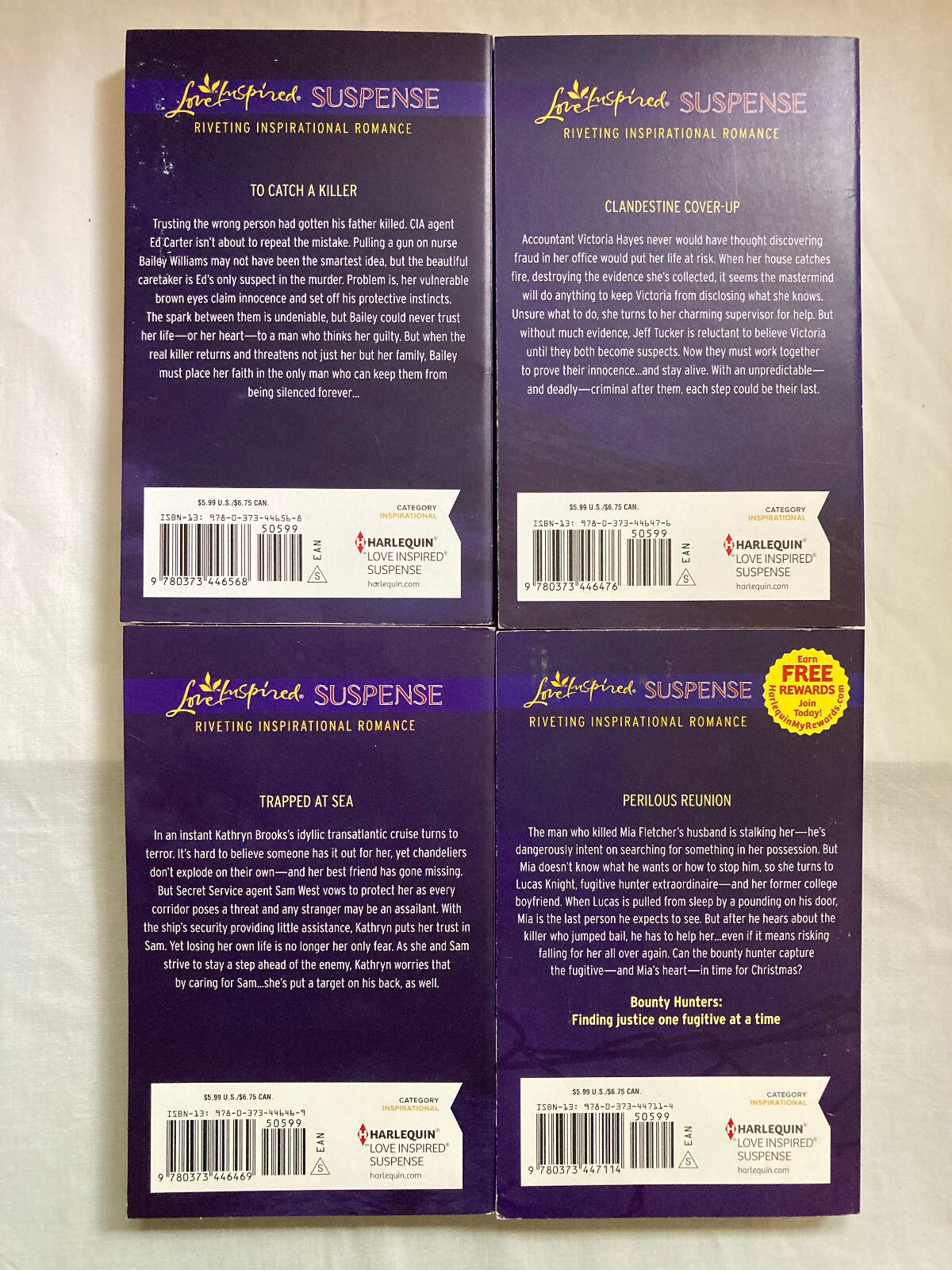 Love Inspired Suspense Books Lot (18 Books) (2015) Like NEW – FREE SHIPPING