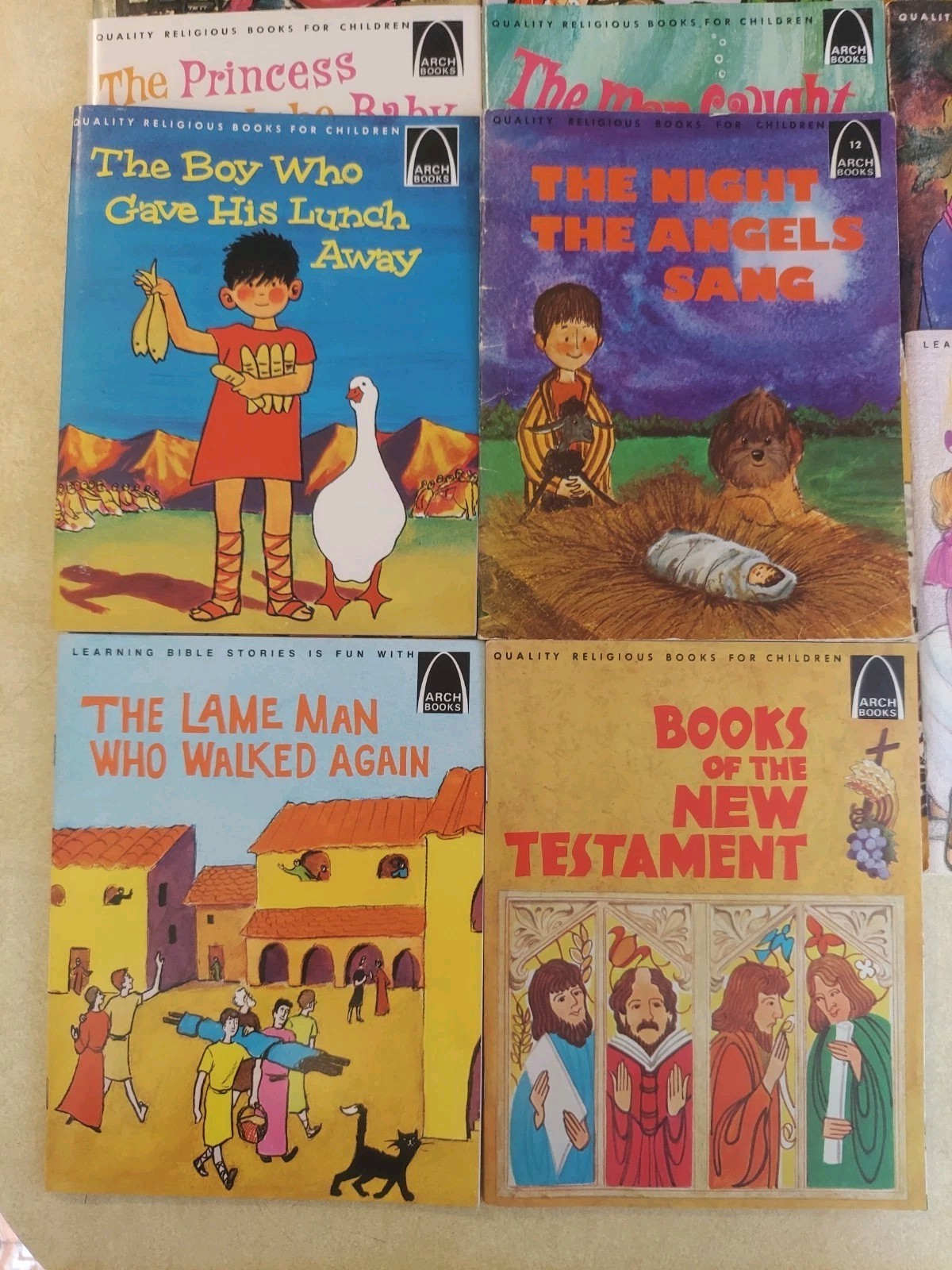 Vtg Arch Books Children’s Bible Stories Lot of 20 Jesus Moses Joseph