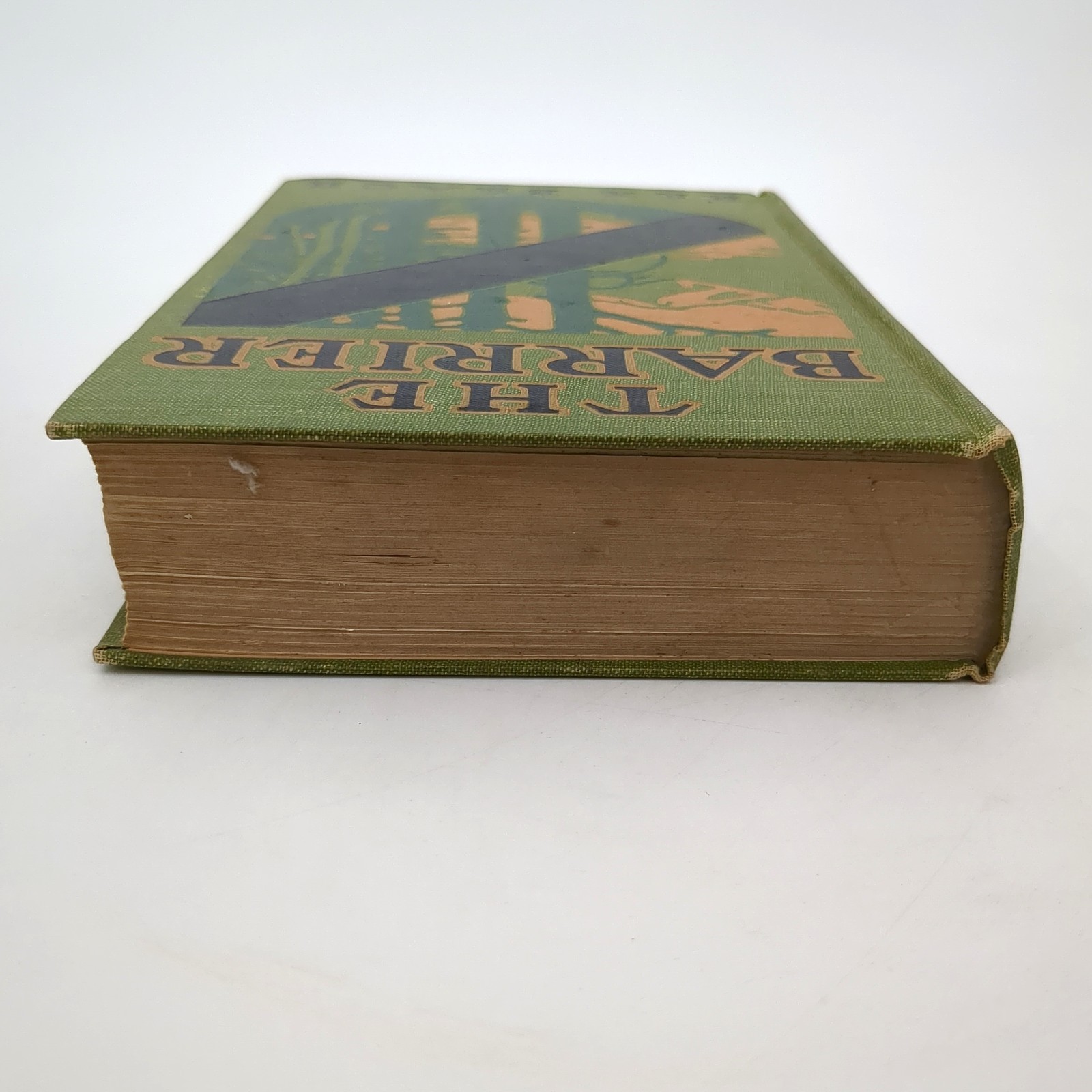 The Barrier Adventure Novel Illustrated Hardcover Book Rex Beach 1908