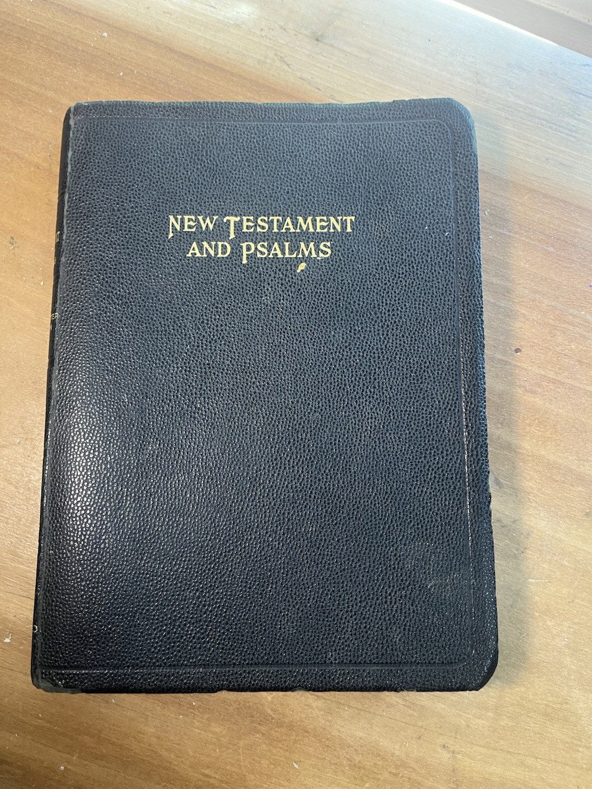 FAMILY BIBLE Christmas Gift In 1969 New Testament and Psalms Red Letter Edition